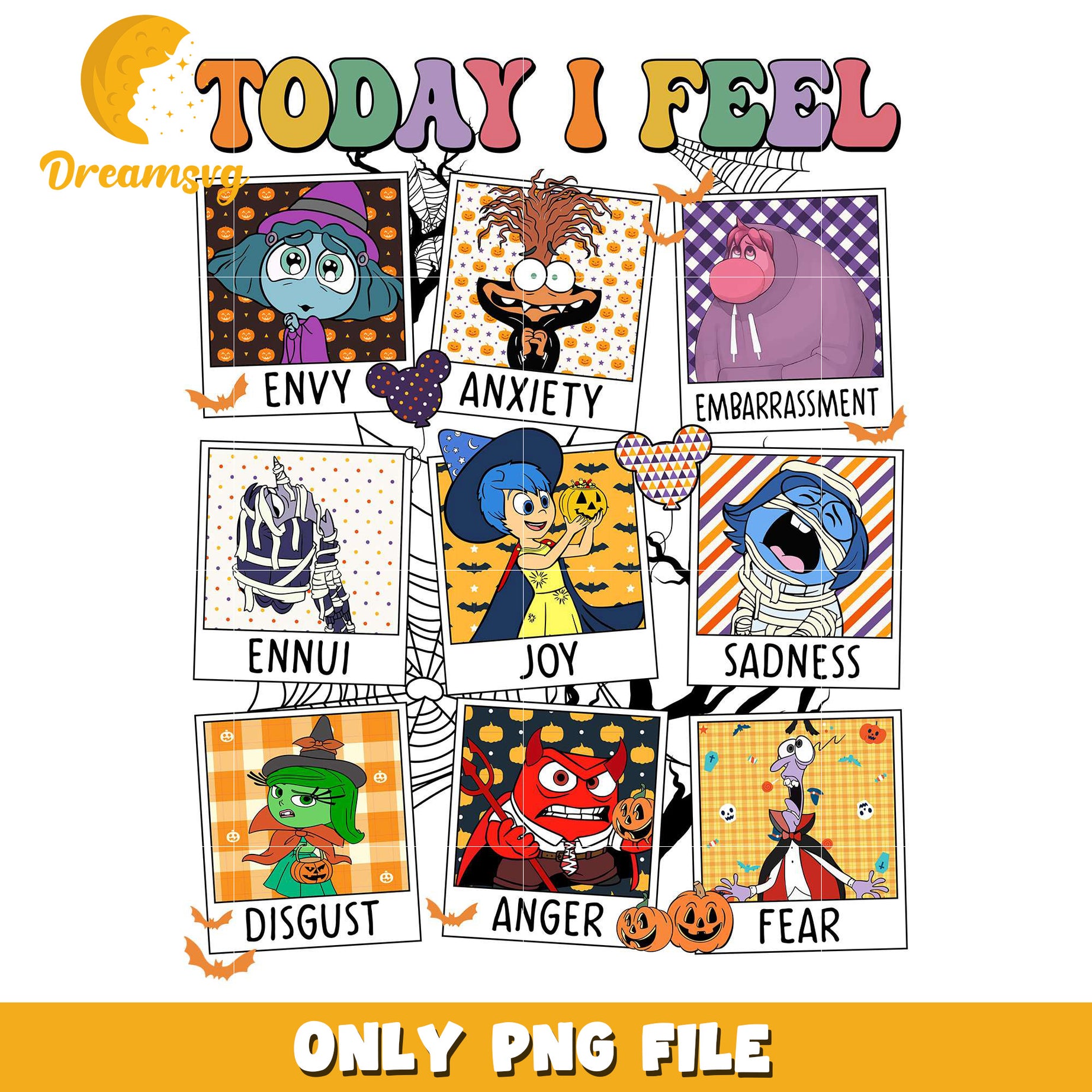 Today i feel png, halloween games​​ png, halloween cookies​ png