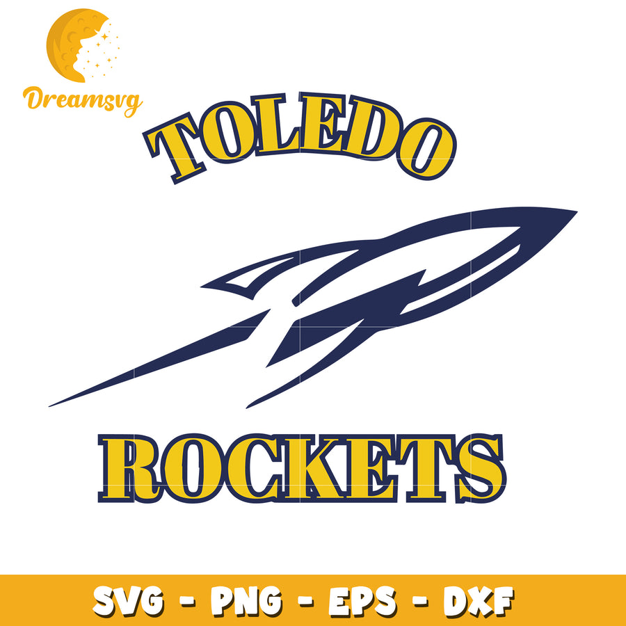 Toledo Rockets SVG PNG EPS DXF