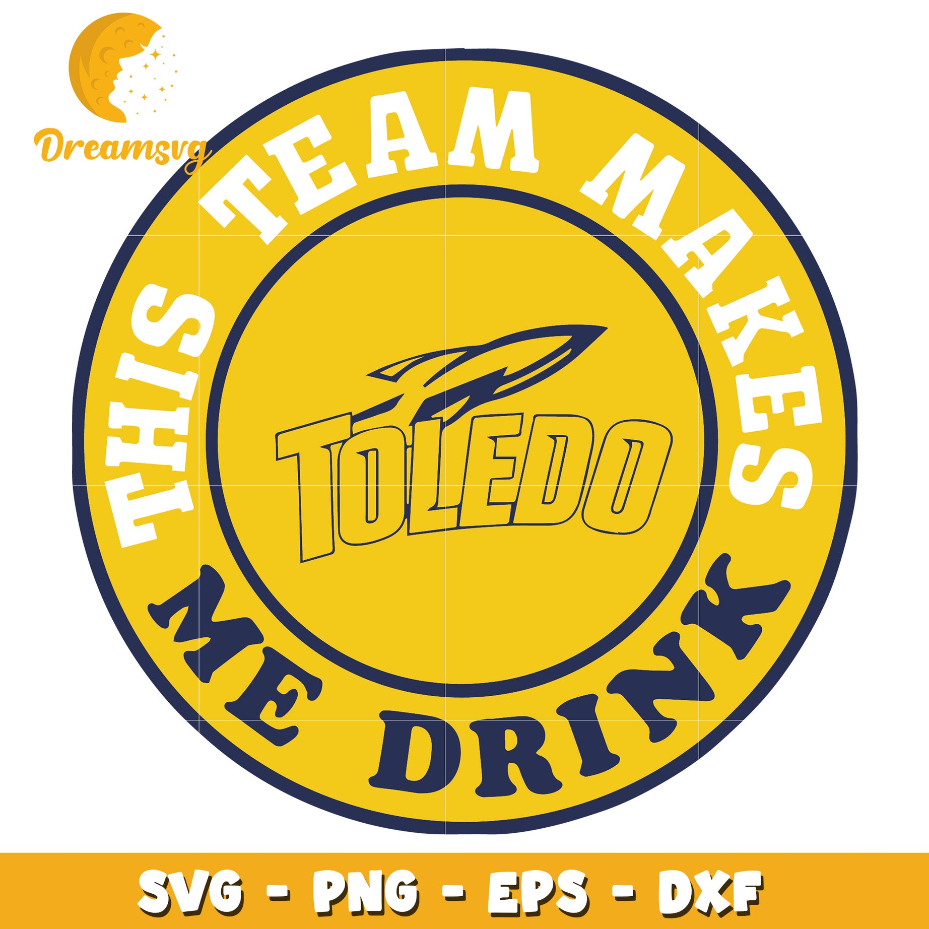 Toledo Rockets Team Makes Me Drink SVG