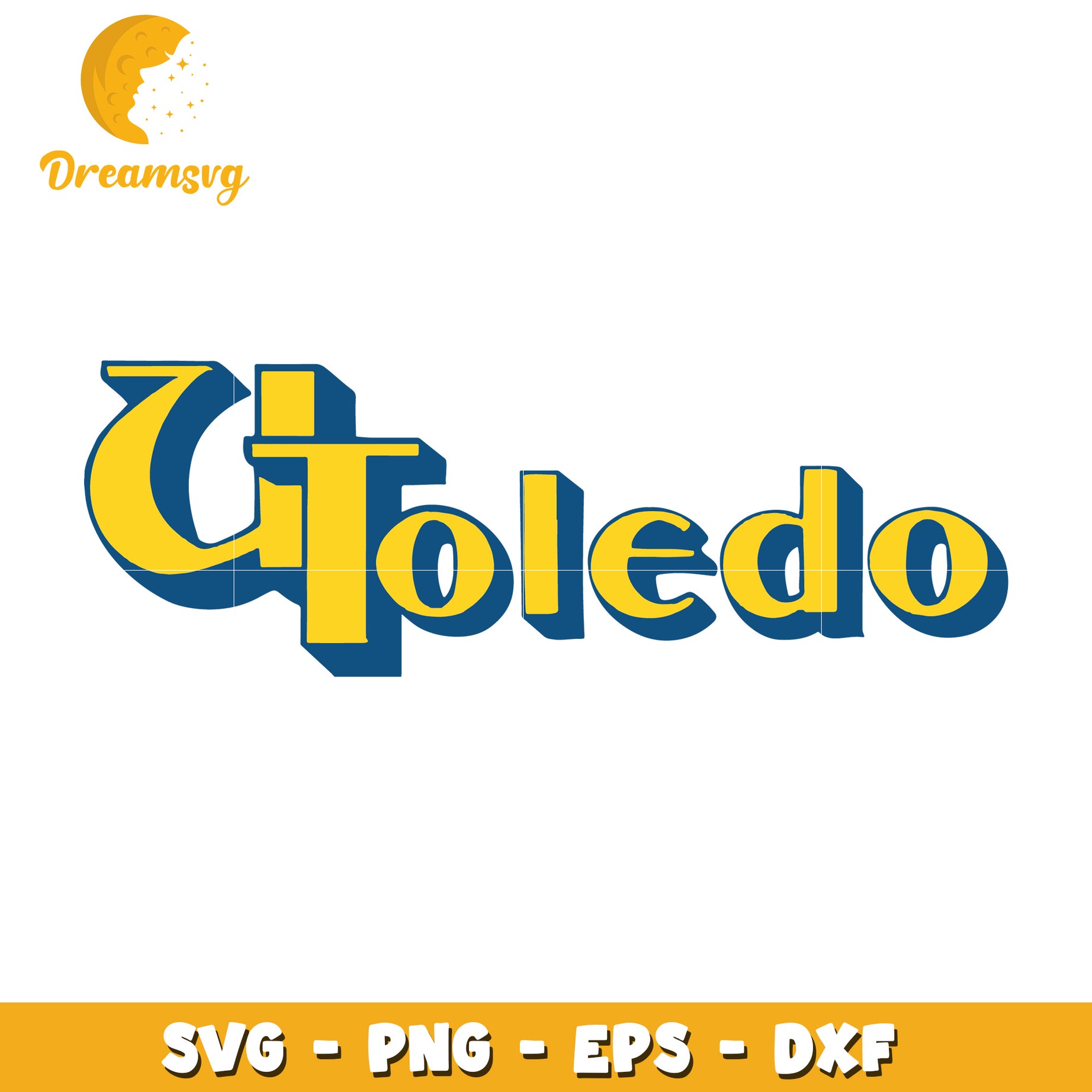 Toledo SVG Cut File PNG EPS DXF