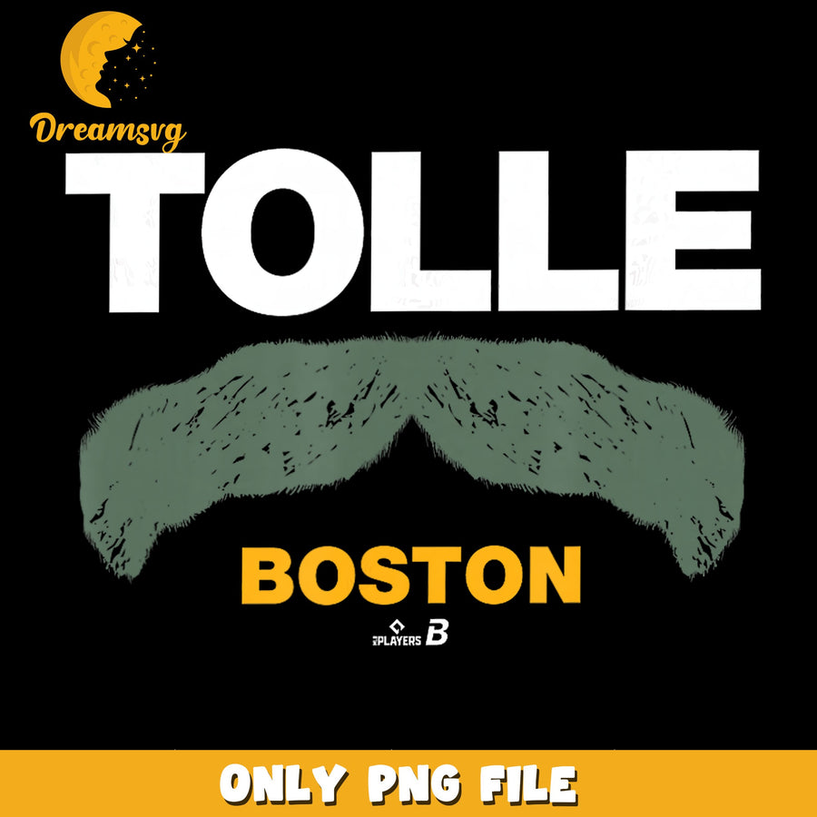 Tolle Boston Red Sox Mustache PNG, Baseball Player Design, MLB PNG