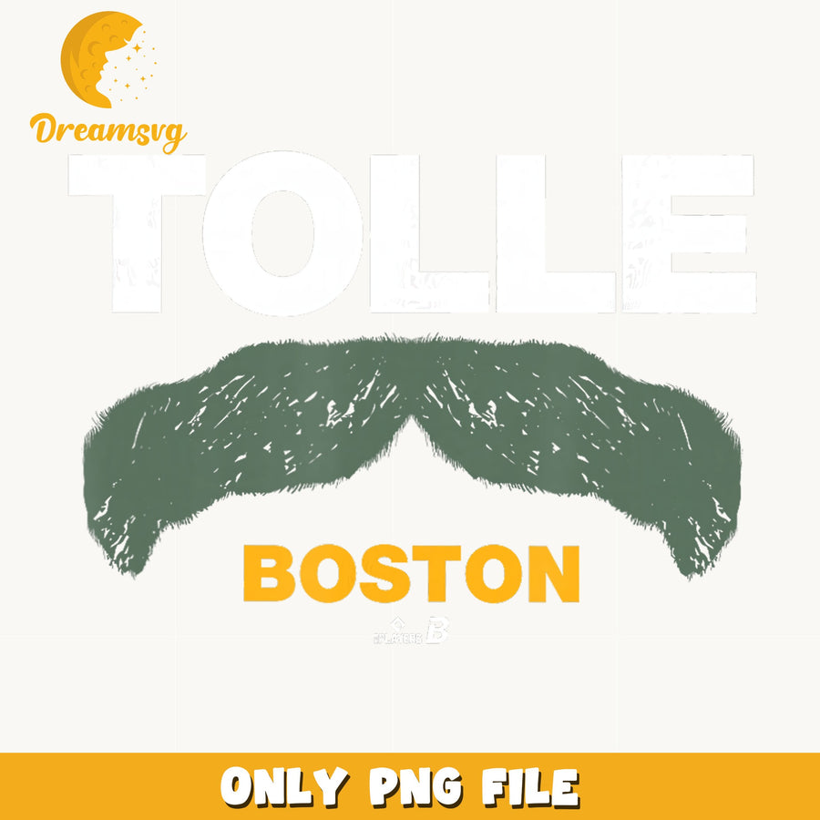 Tollie Boston Celtics Mustache PNG, NBA Basketball Fan, Sports PNG