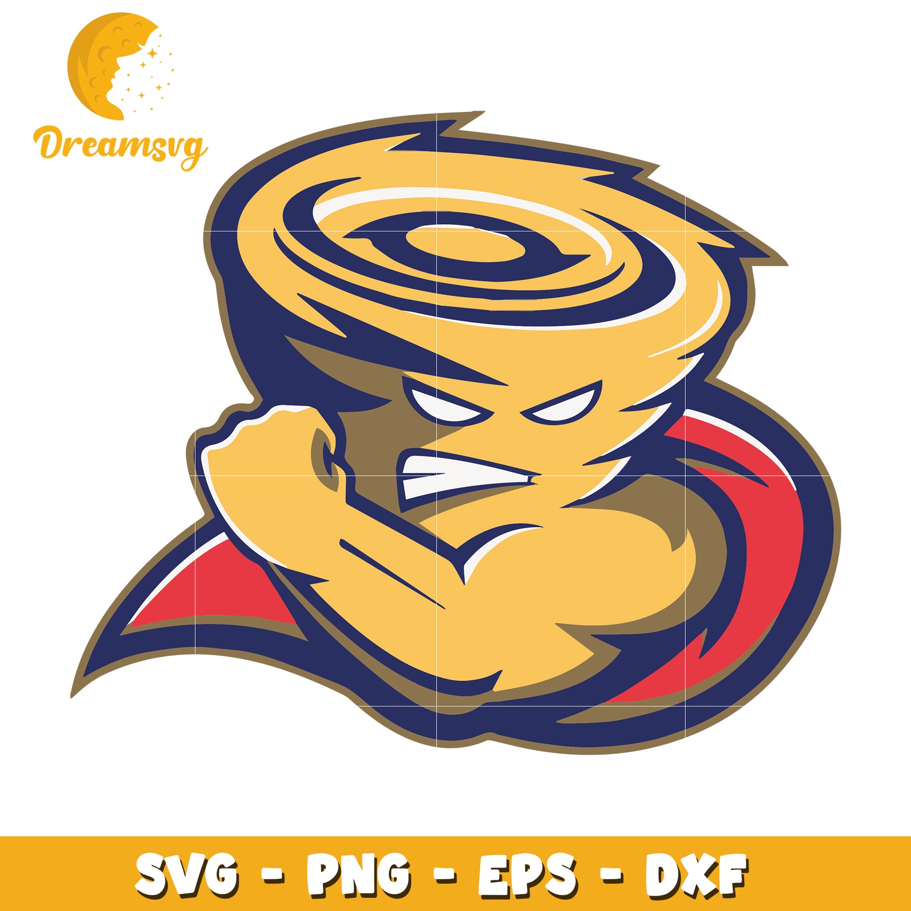 Tornado Superhero SVG PNG EPS DXF