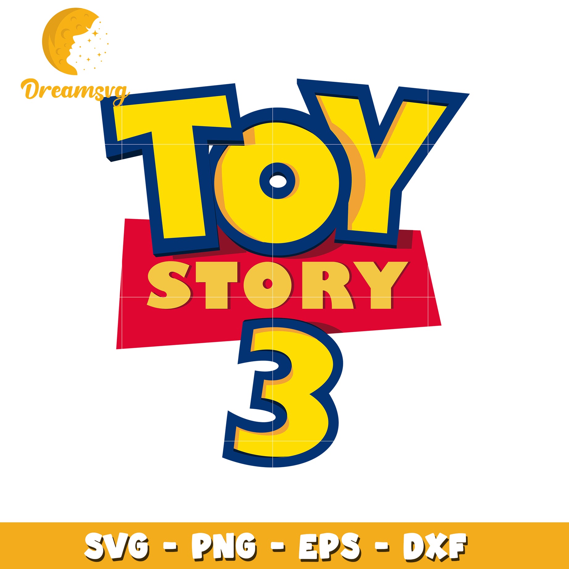 Toy Story 3 SVG PNG EPS DXF Files