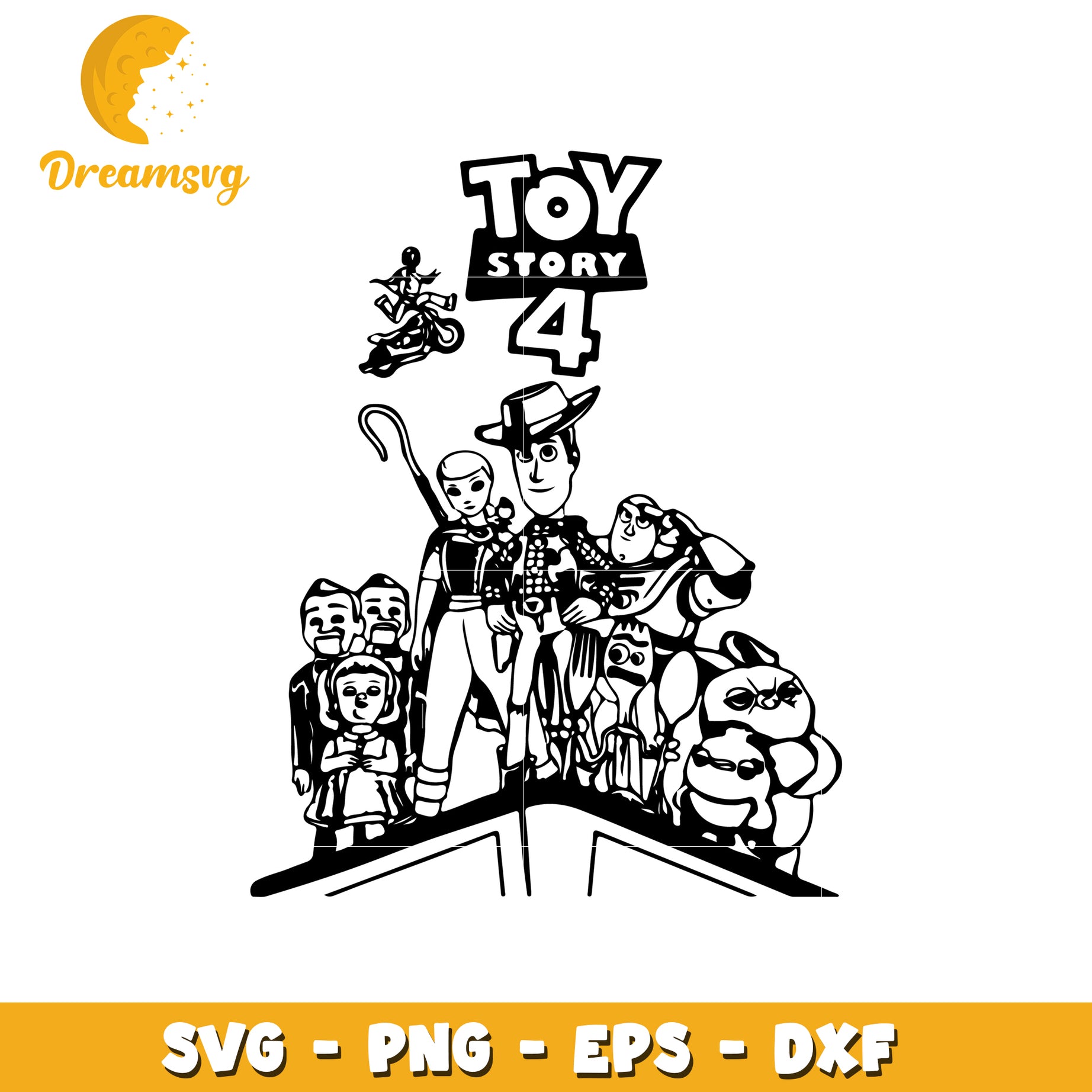 Toy Story 4 SVG Cut Files Bundle