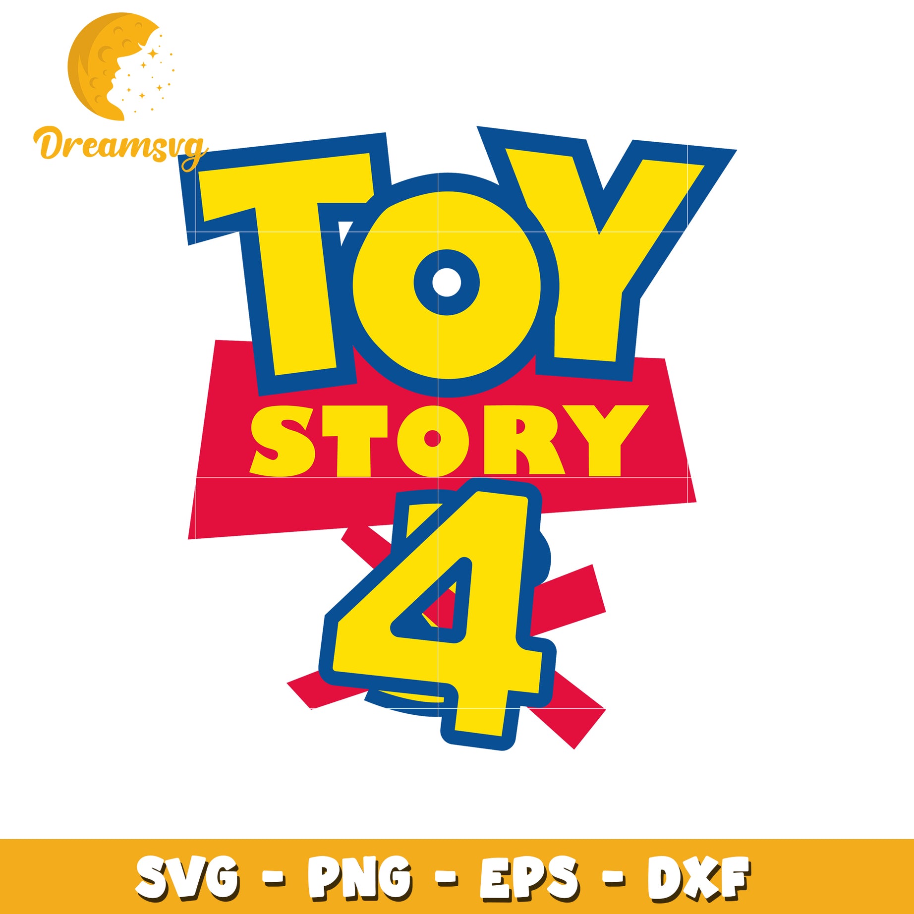 Toy Story 4 SVG PNG EPS DXF Files