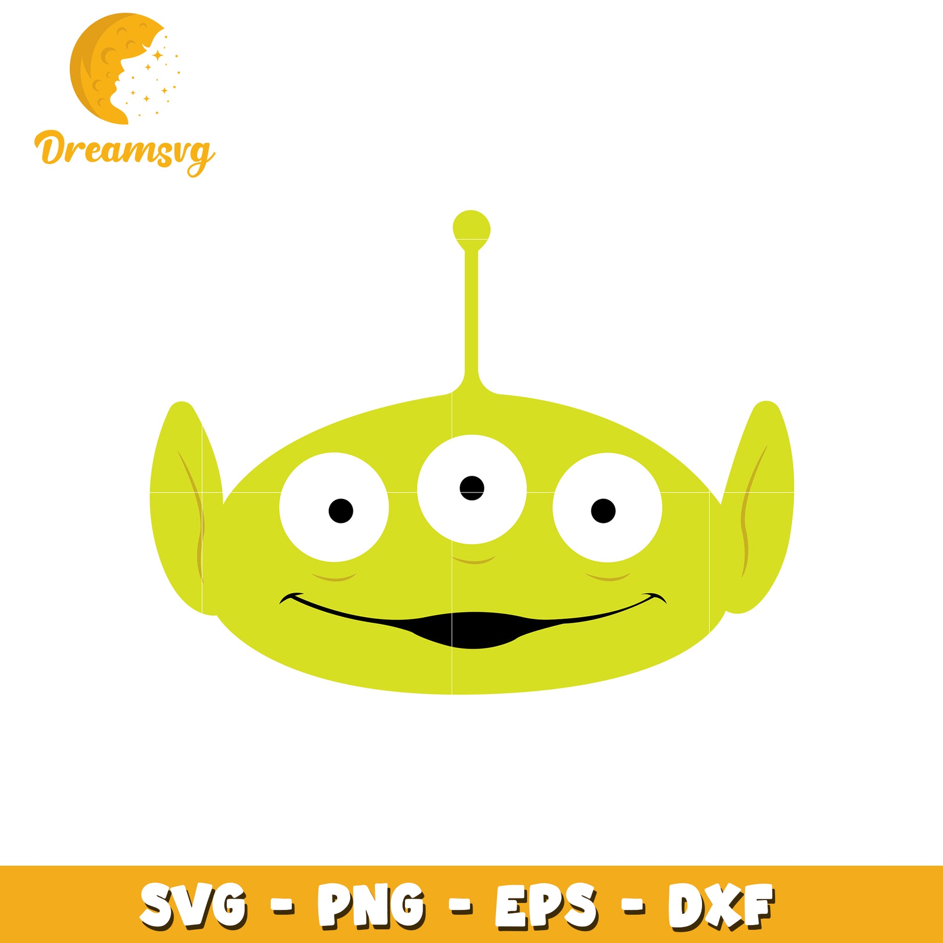 Toy Story Alien SVG PNG EPS DXF Cut File