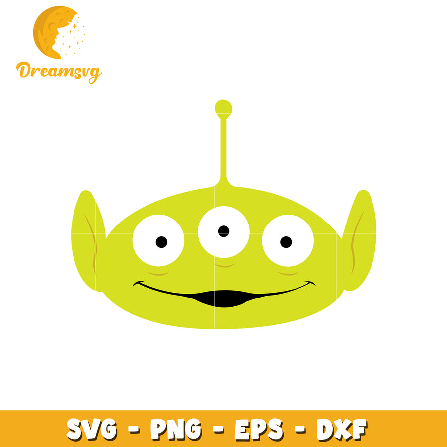 Toy Story Alien SVG PNG EPS DXF Cut File