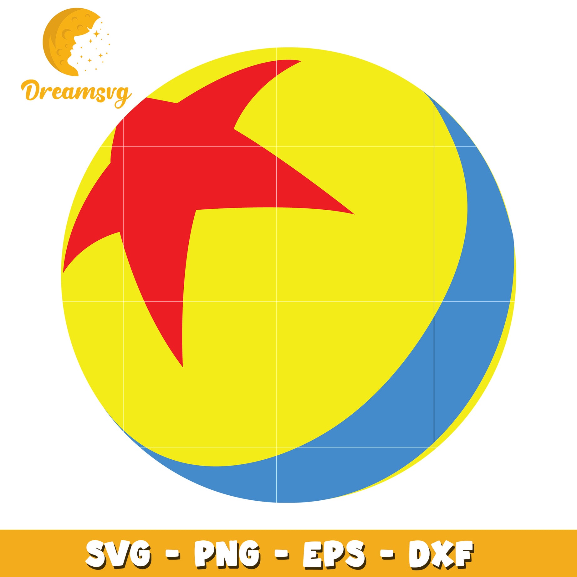 Toy Story Ball SVG PNG EPS DXF Cut File