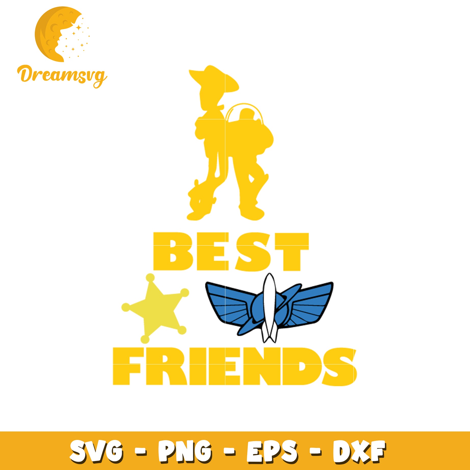 Toy Story Best Friends SVG PNG EPS DXF