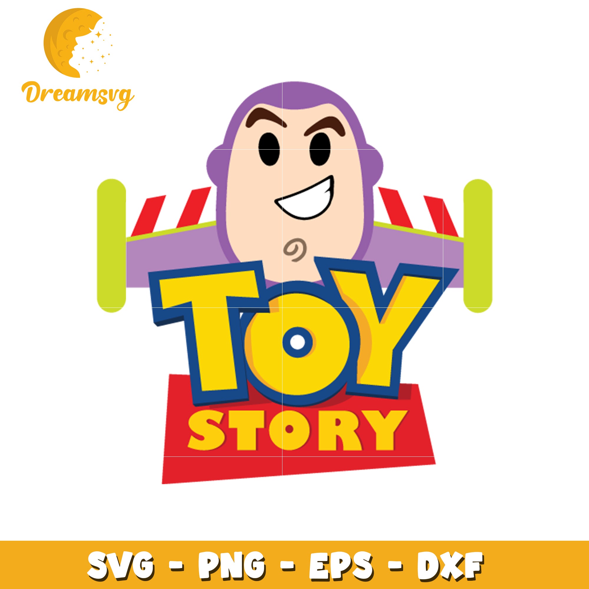 Toy Story Buzz Lightyear SVG Clipart Design for Crafts