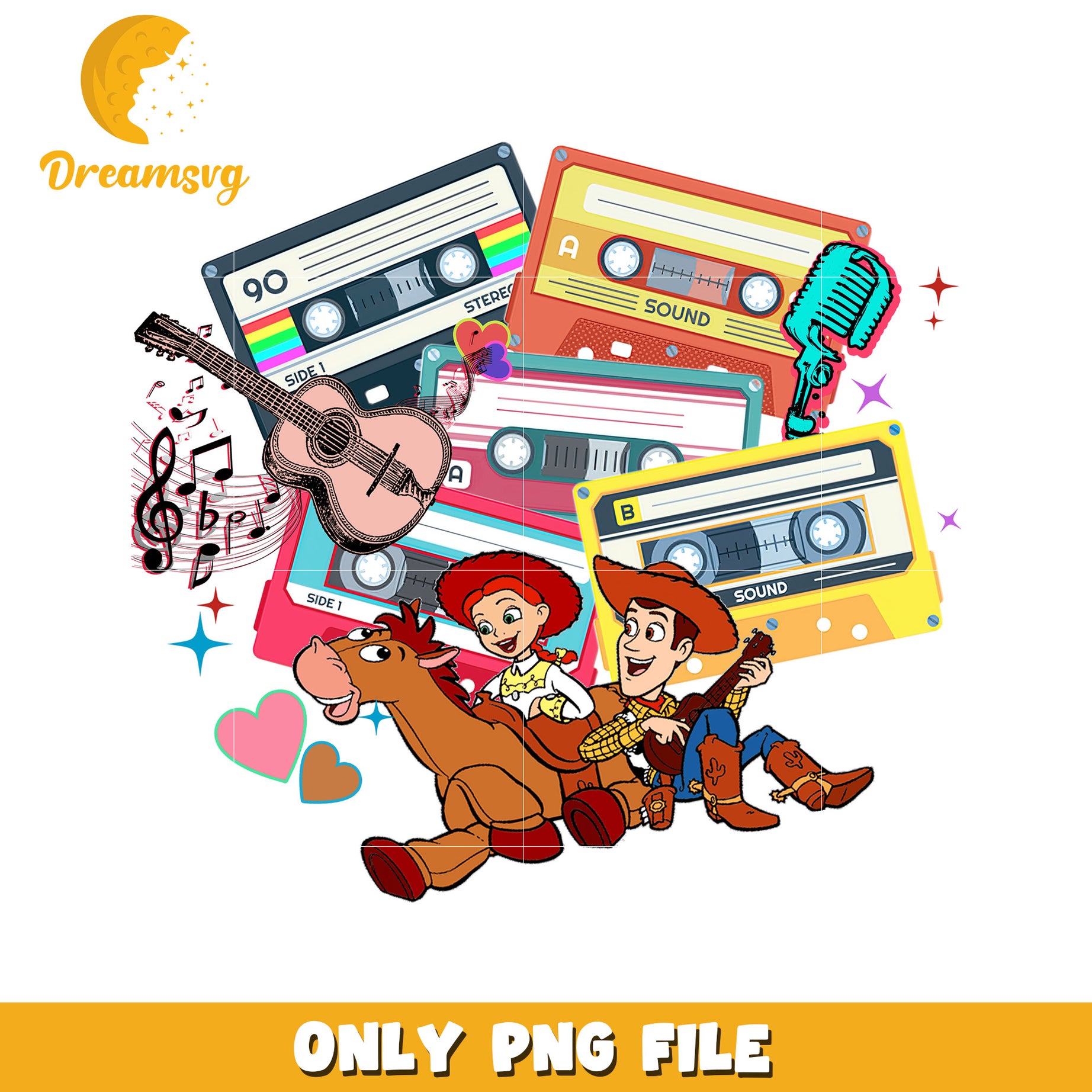 Toy Story Cassette Tape PNG