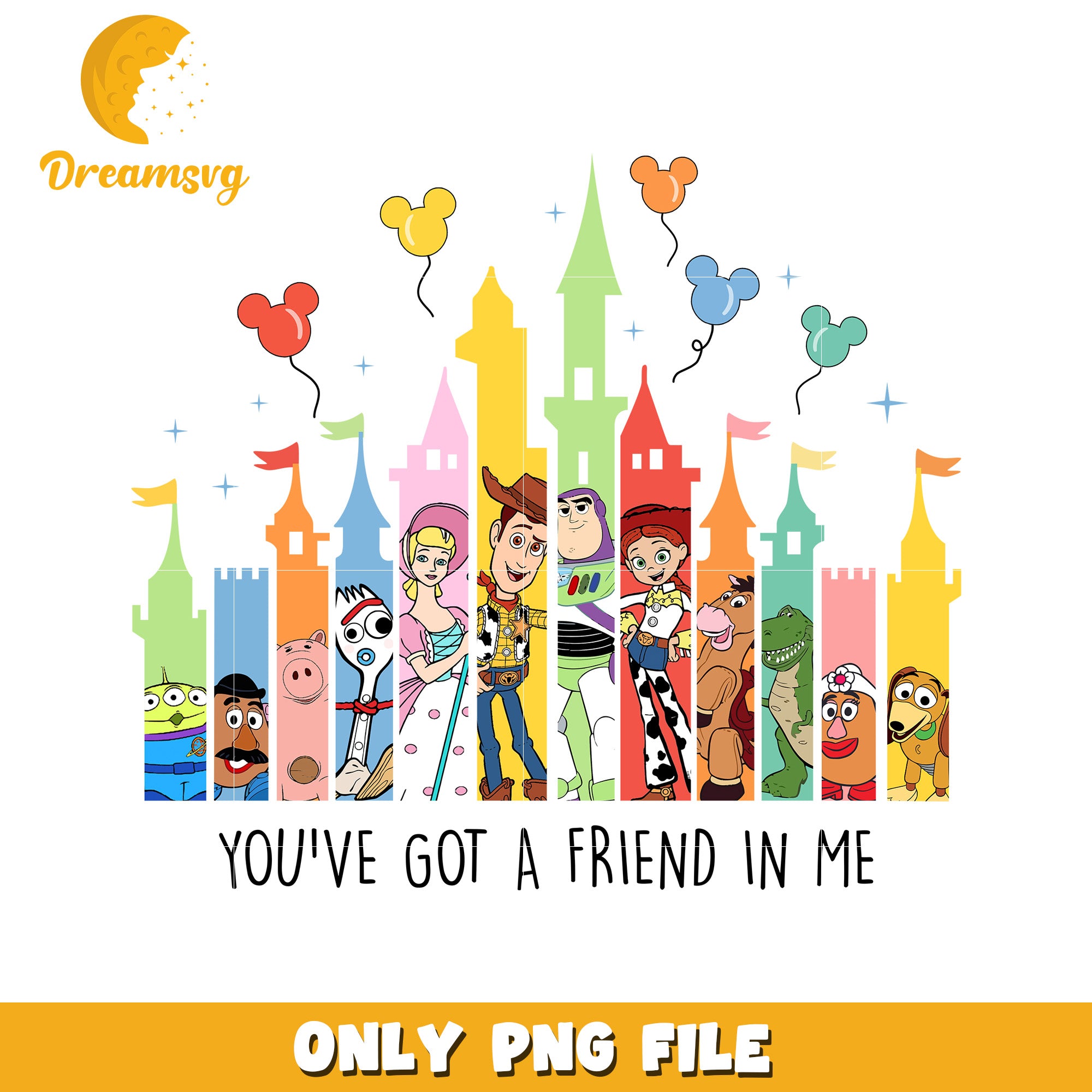 Toy Story Disney Castle PNG