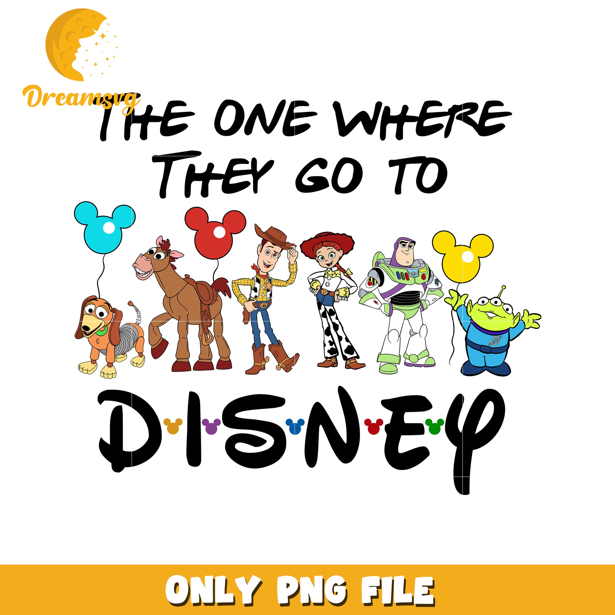 Toy Story Disney PNG Design
