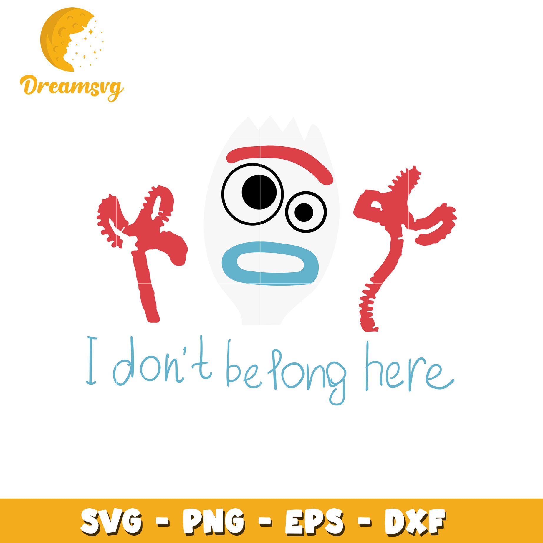 Toy Story Forky SVG Cut File