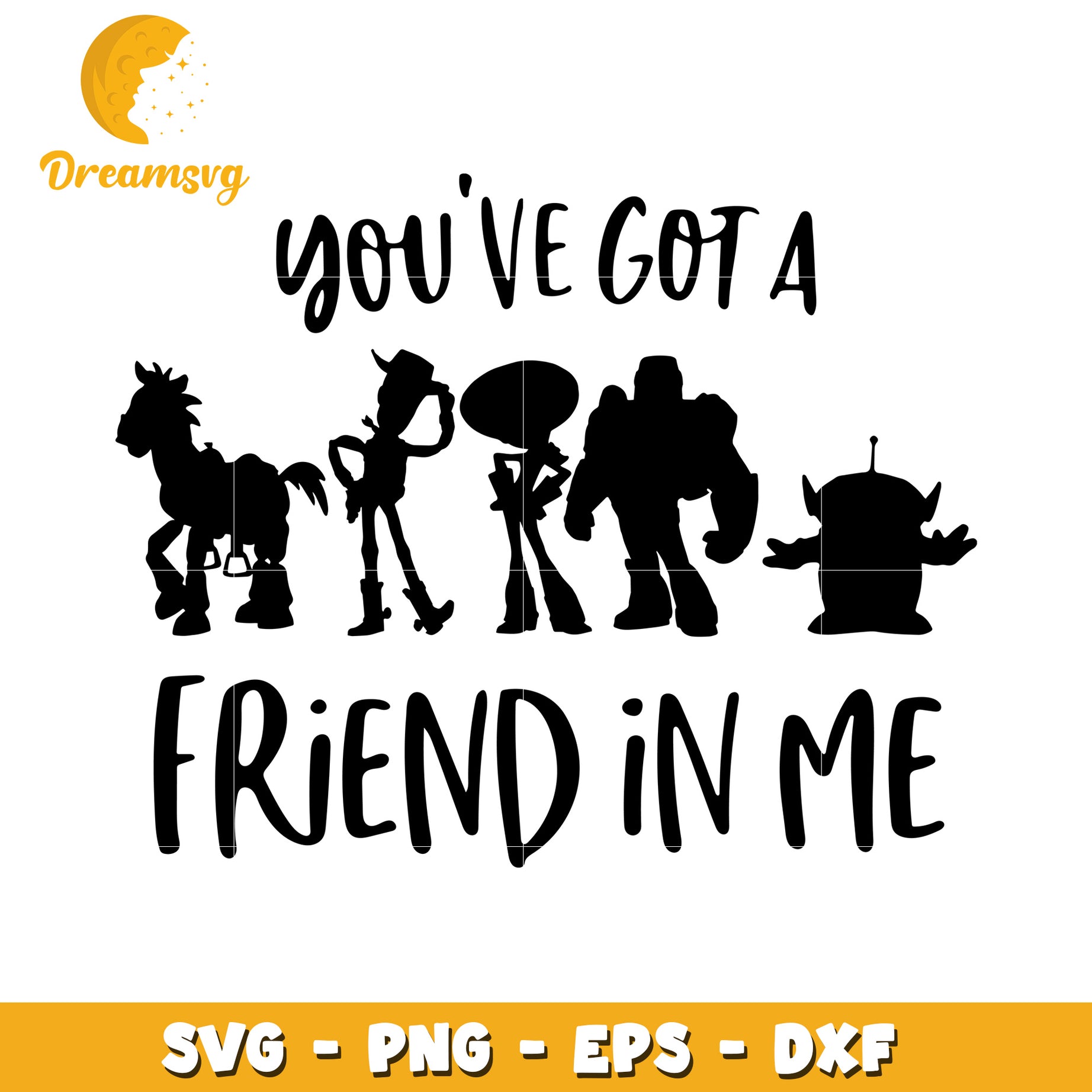 Toy Story Friends SVG Cut File