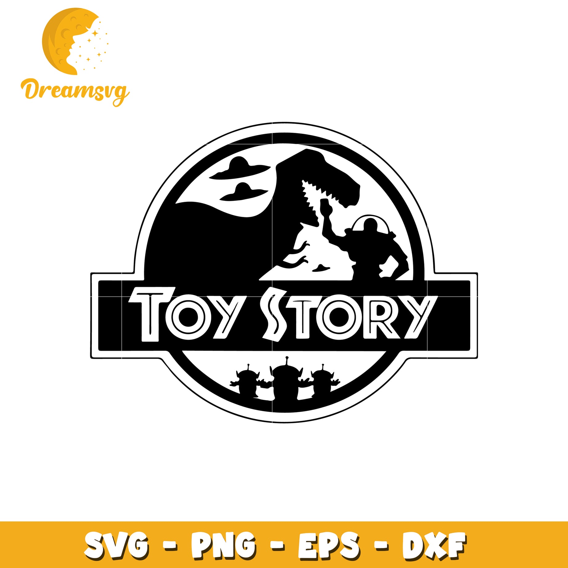 Toy Story Jurassic Park SVG Cut File