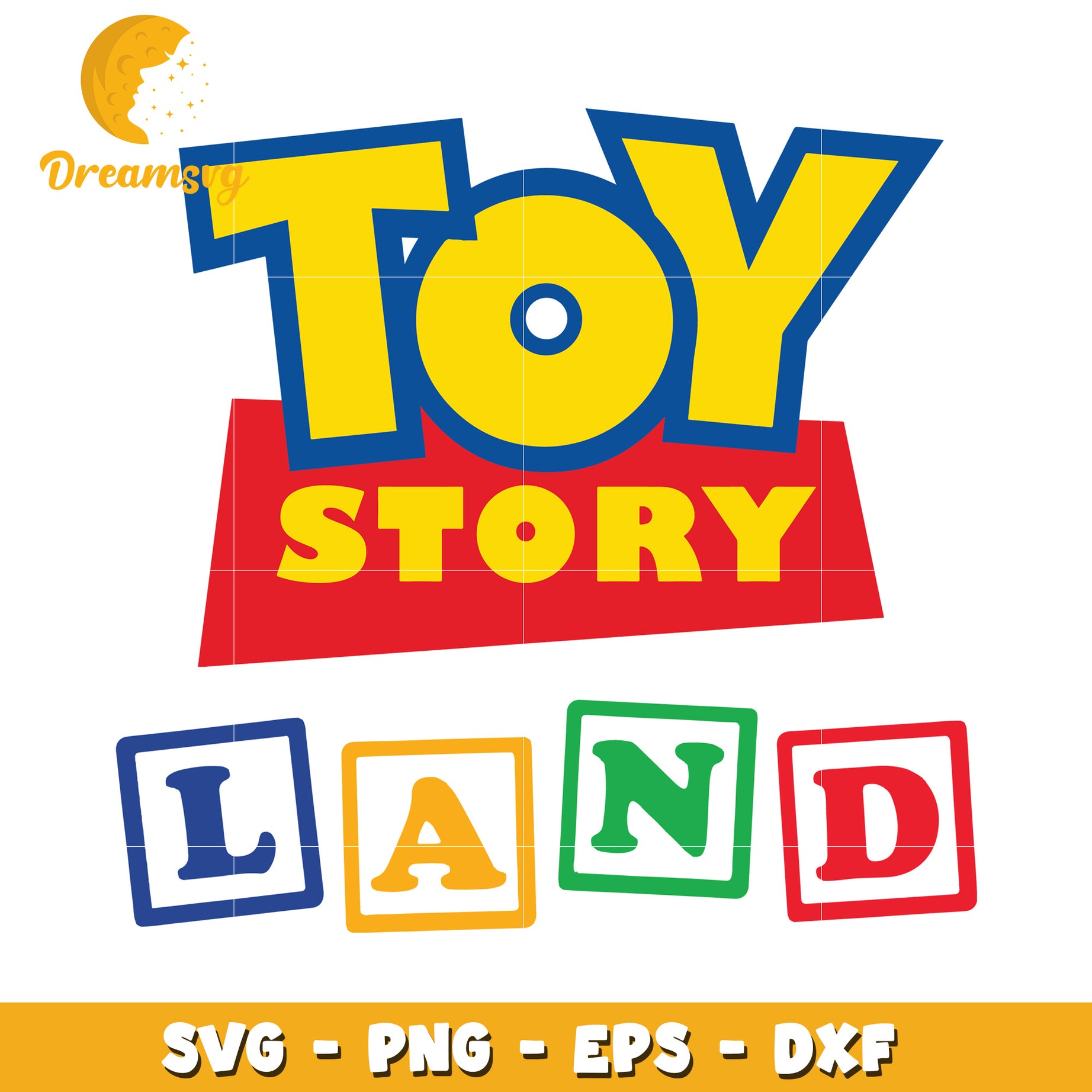 Toy Story Land SVG PNG EPS DXF