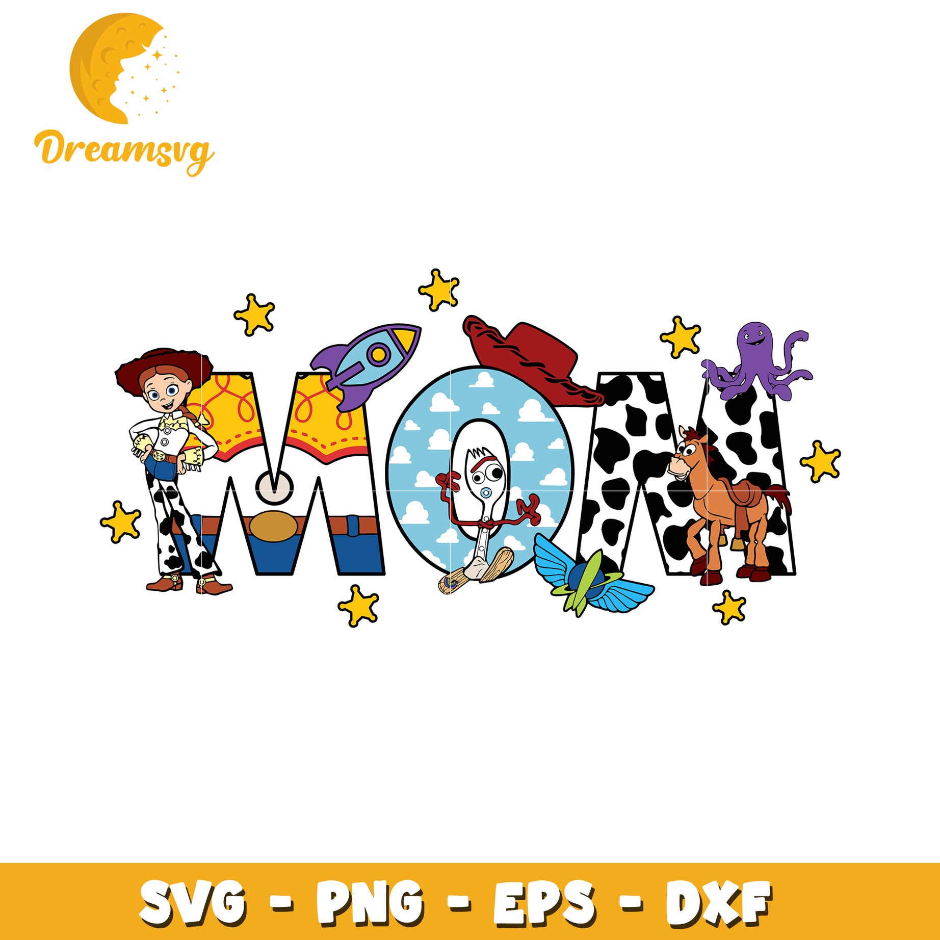 Toy Story Mom SVG PNG EPS DXF