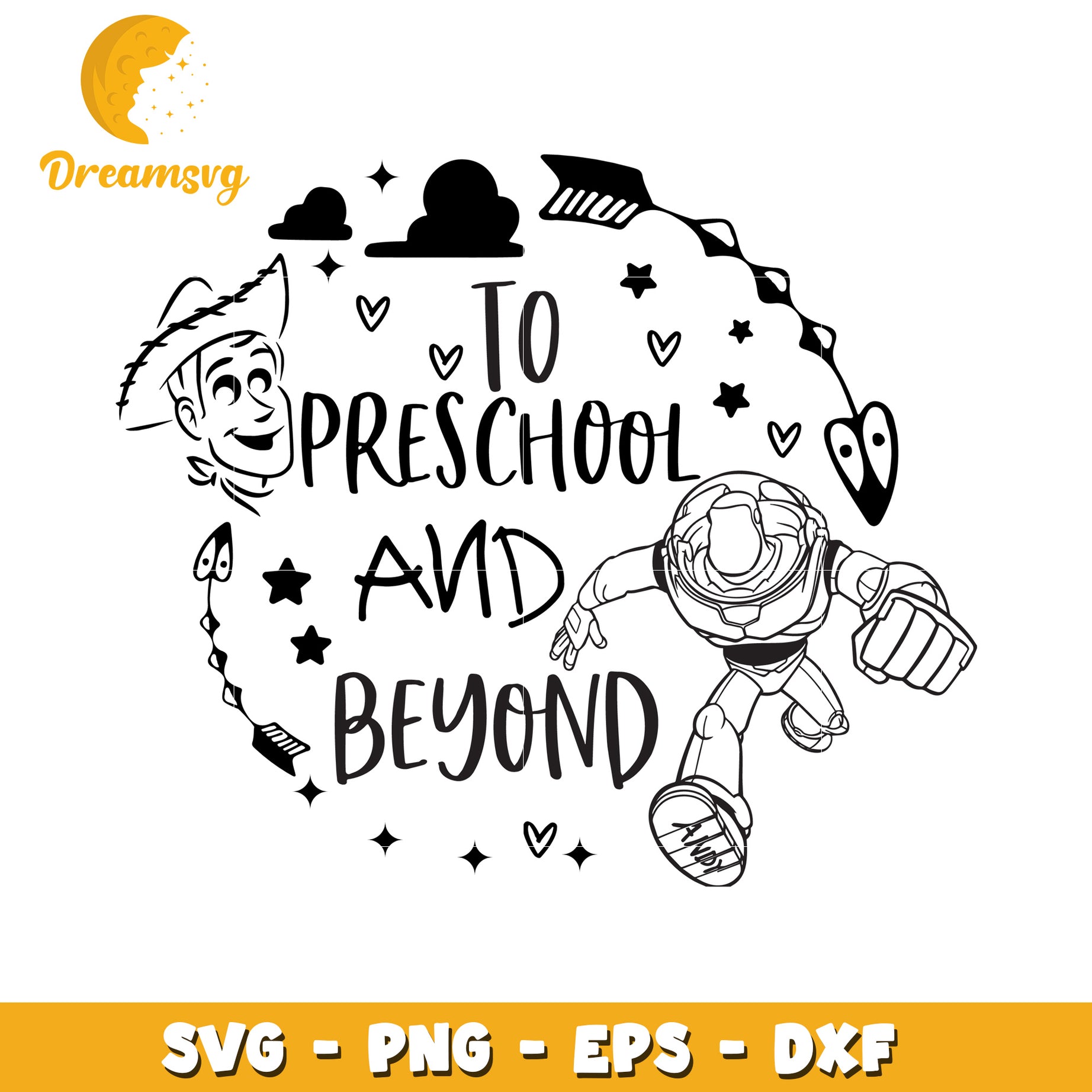 Toy Story Preschool SVG Cut File