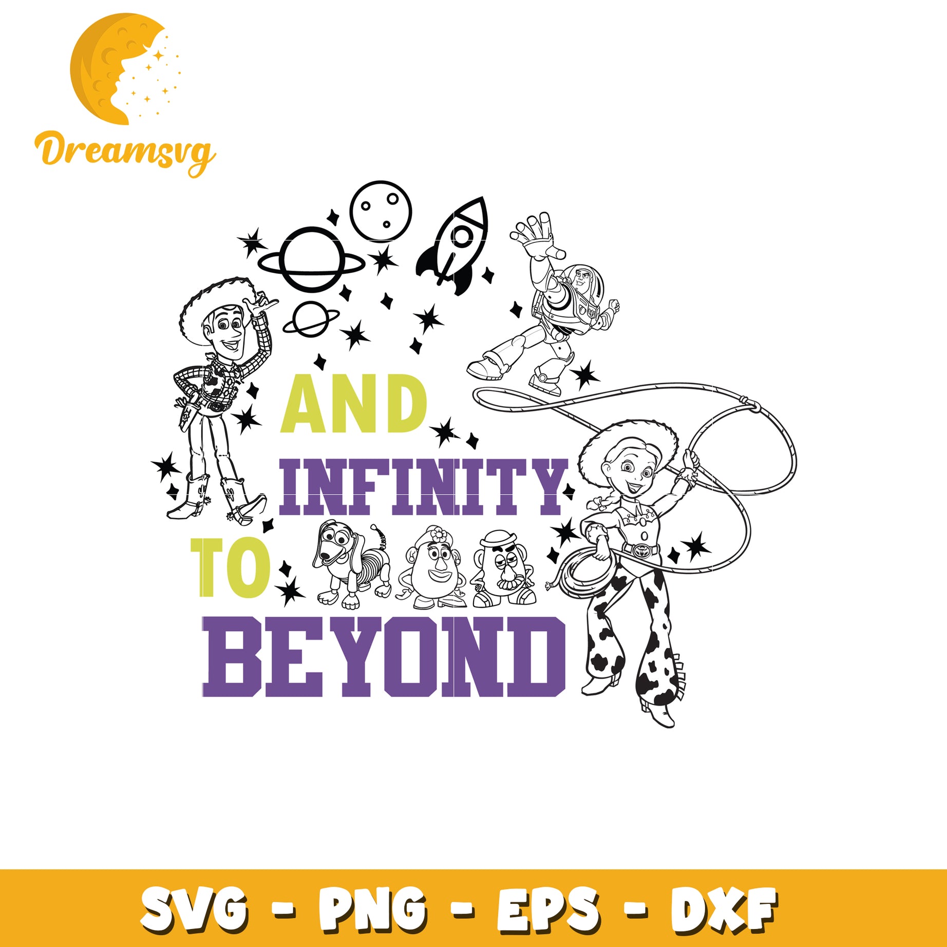 Toy Story SVG To Infinity & Beyond