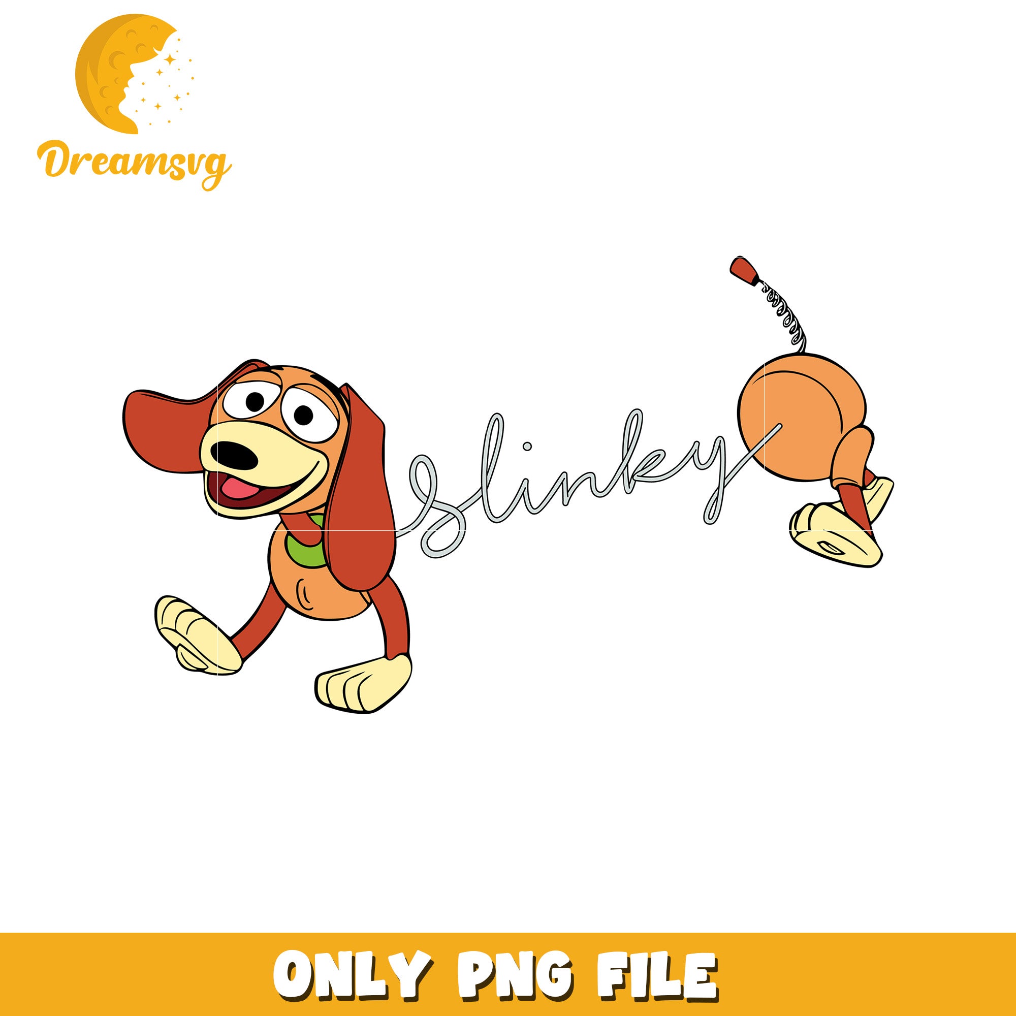 Toy Story Slinky Dog PNG File