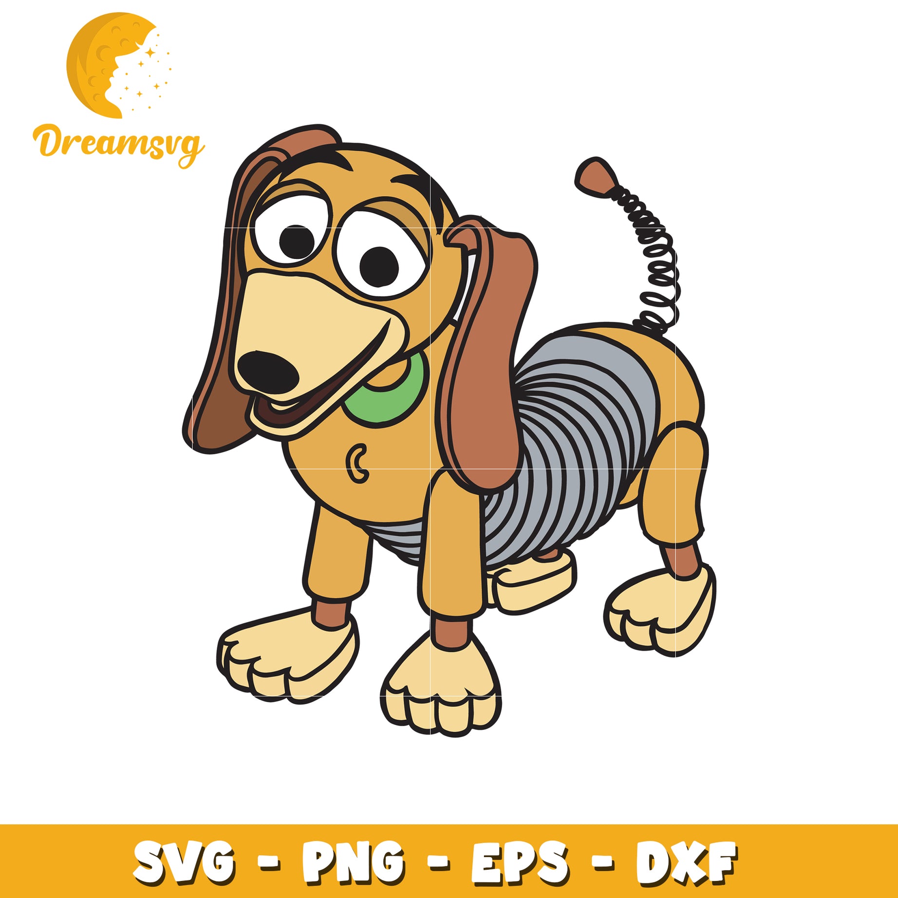 Toy Story Slinky Dog SVG Cut File