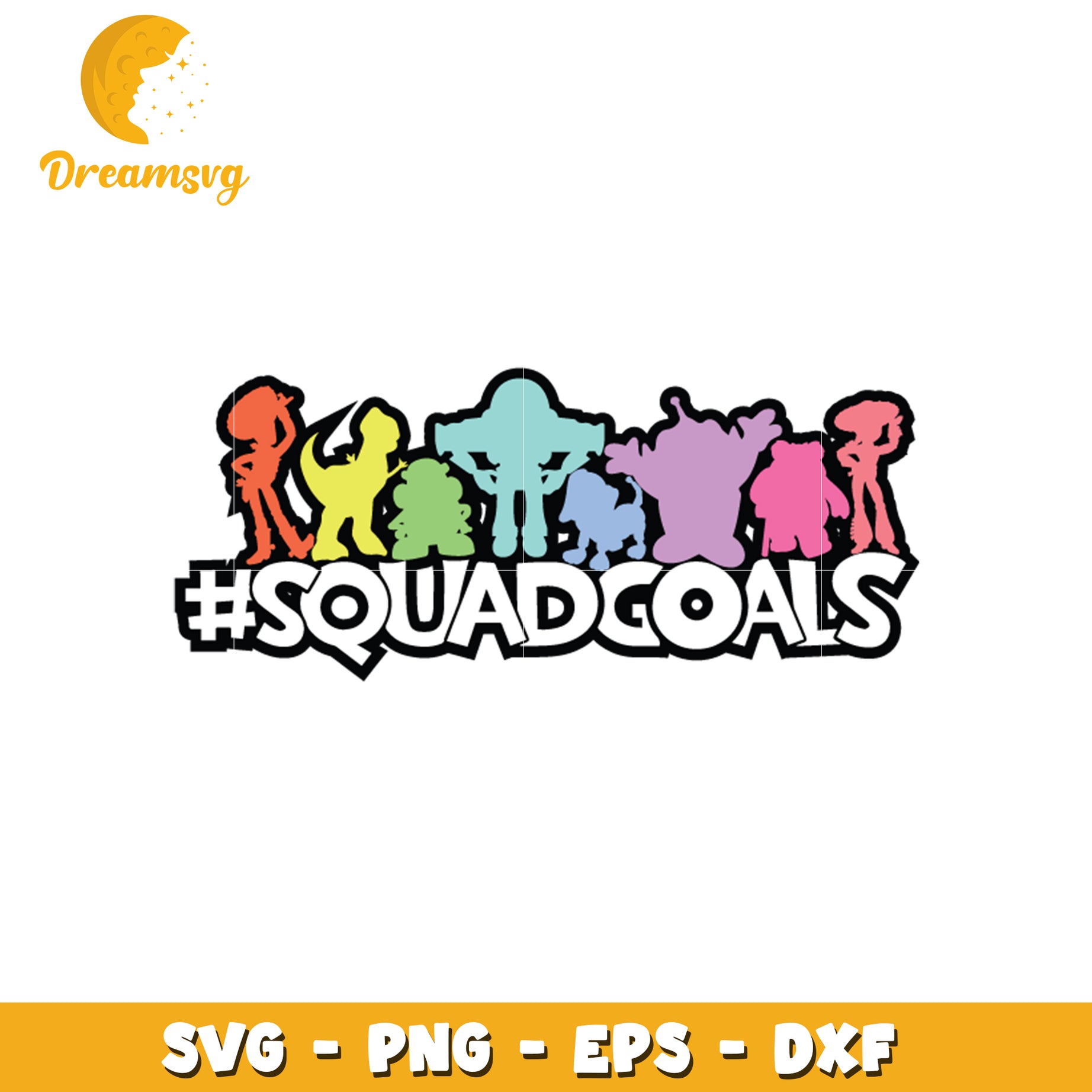 Toy Story Squad Goals SVG Cut Files