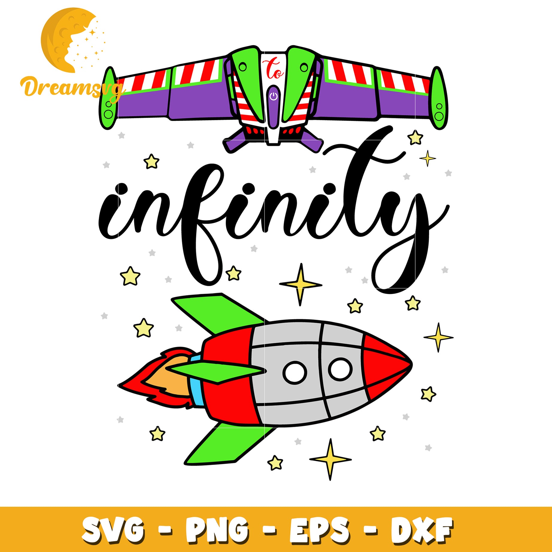 Toy Story To Infinity SVG Cut File