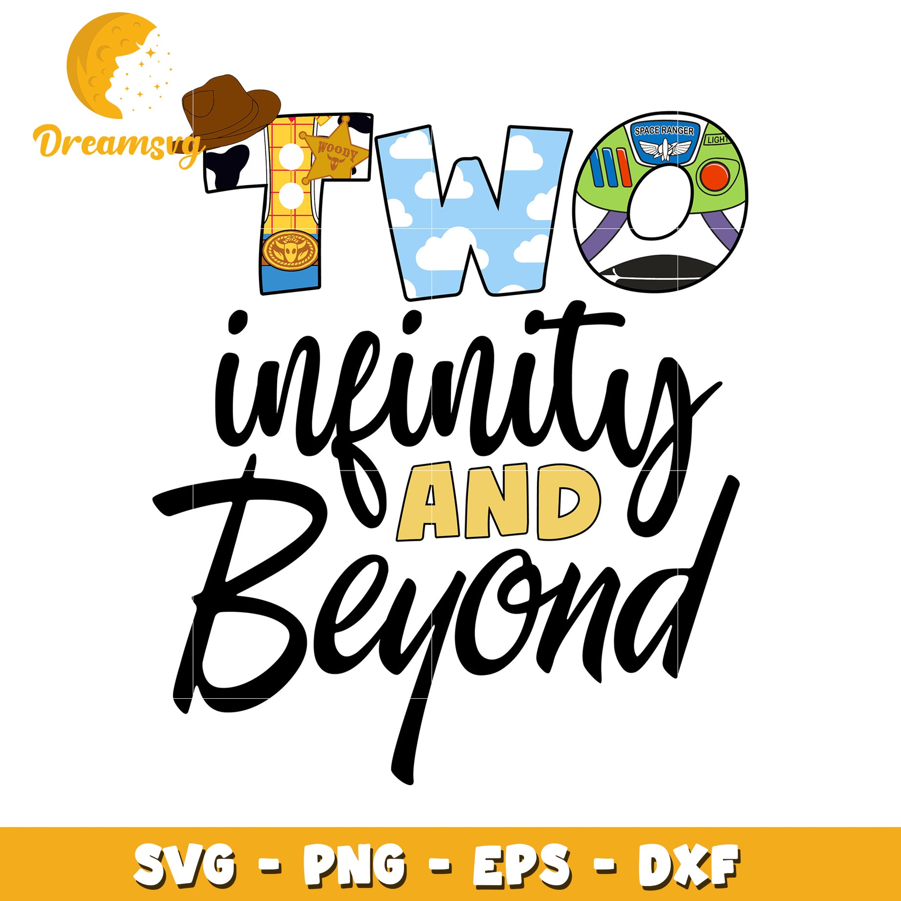 Toy Story Two Infinity SVG PNG DXF EPS