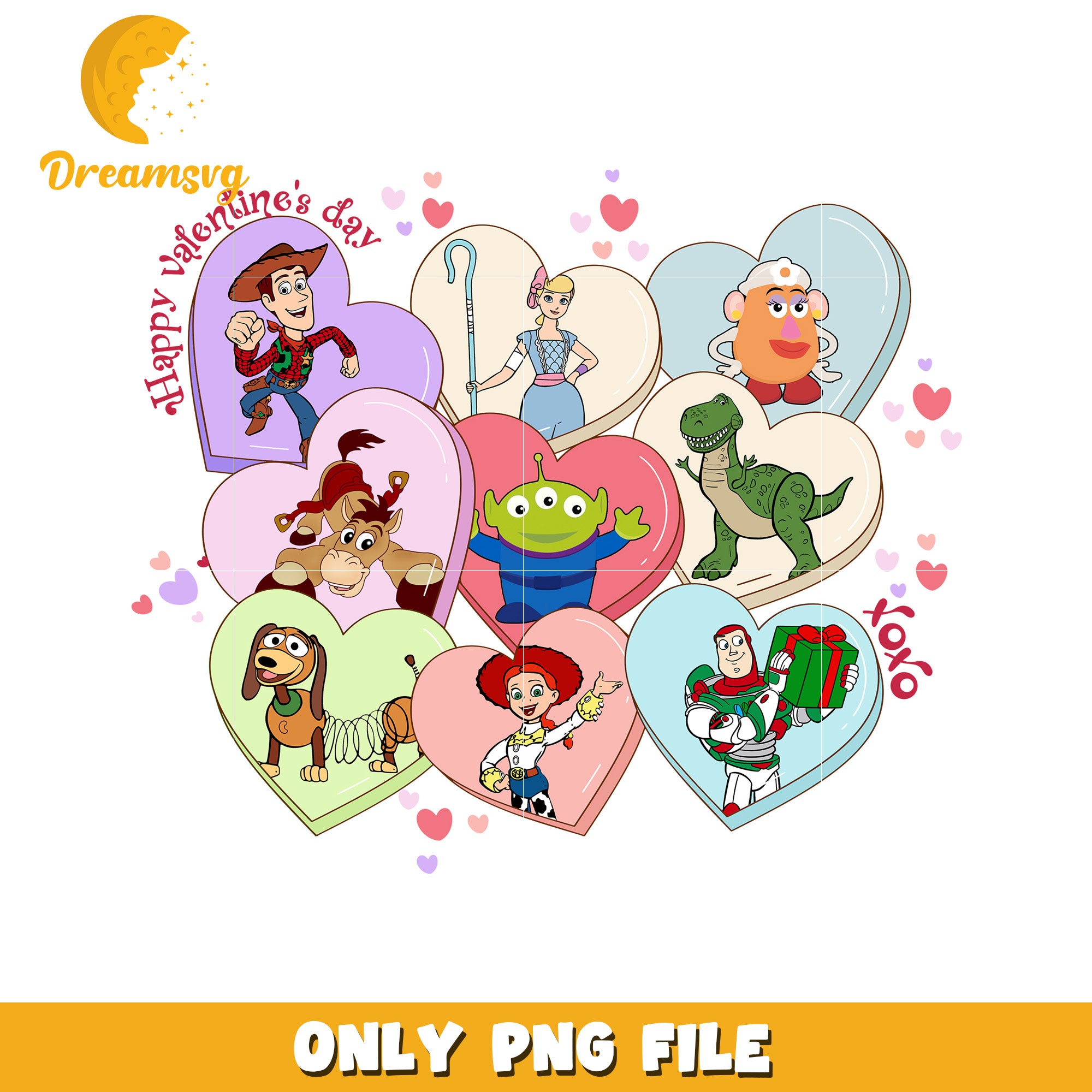 Disney Pixar Toy Story Valentines With Tattoos - 32 Cards, 32