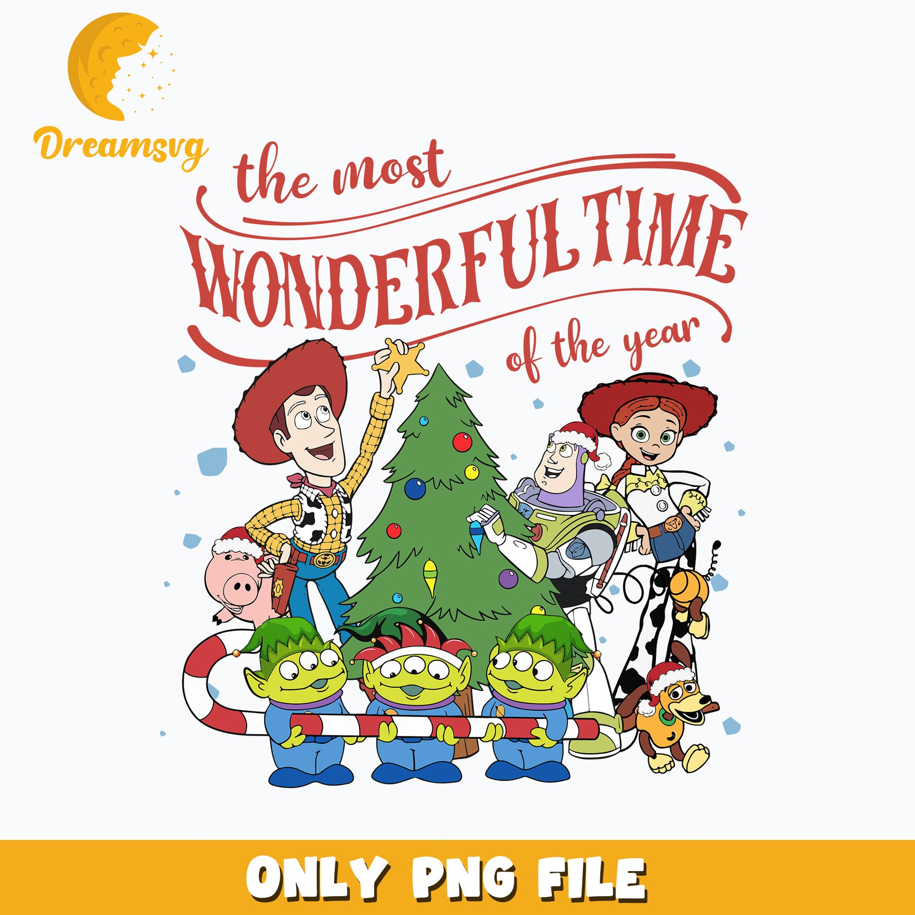 Toy Story christmas png.