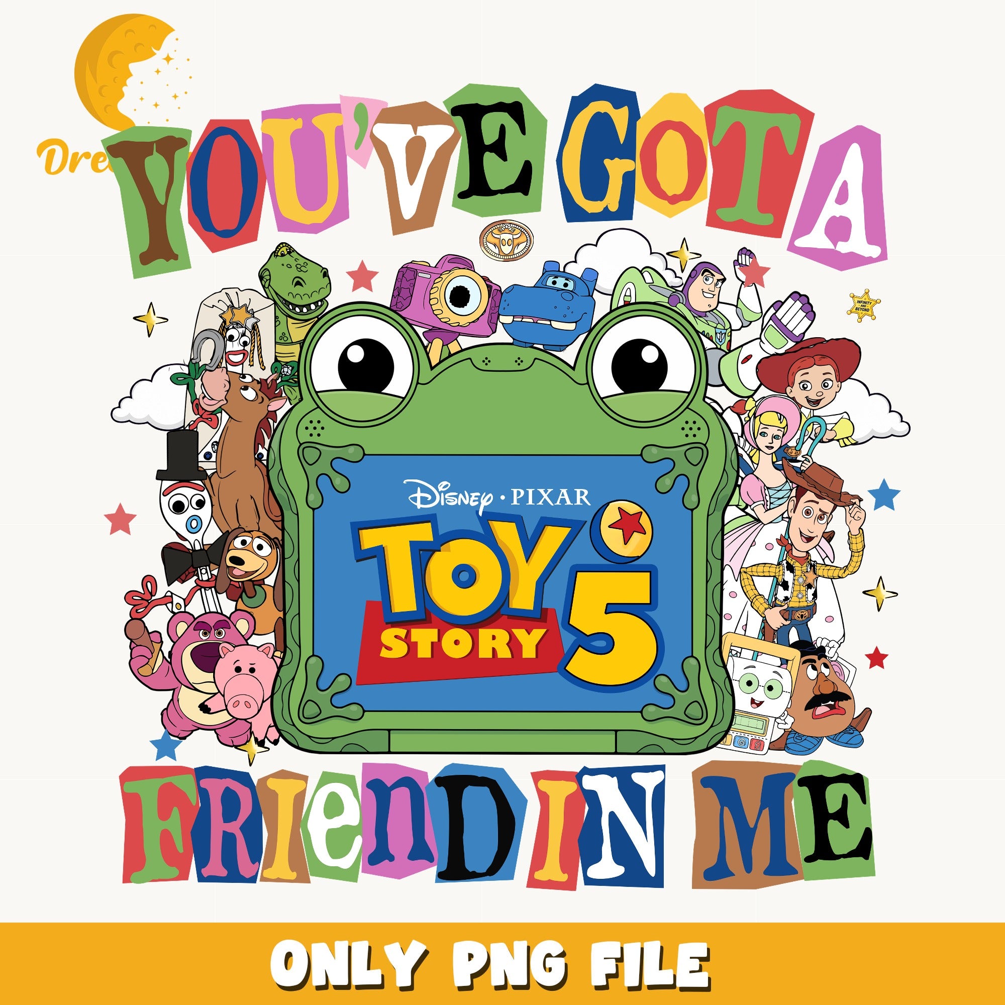 Toy Story 5 PNG, You've Got A Friend In Me, Disney Pixar PNG