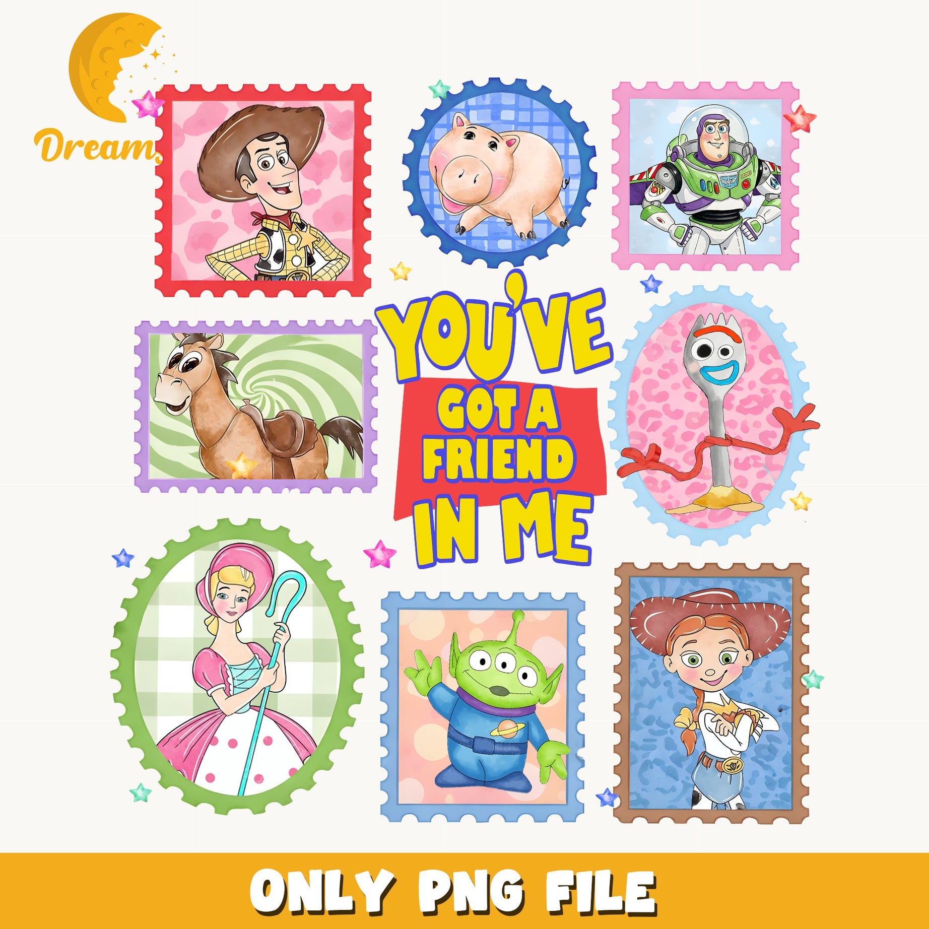 Toy Story Characters PNG Bundle, Woody Buzz Lightyear PNG, Disney PNG