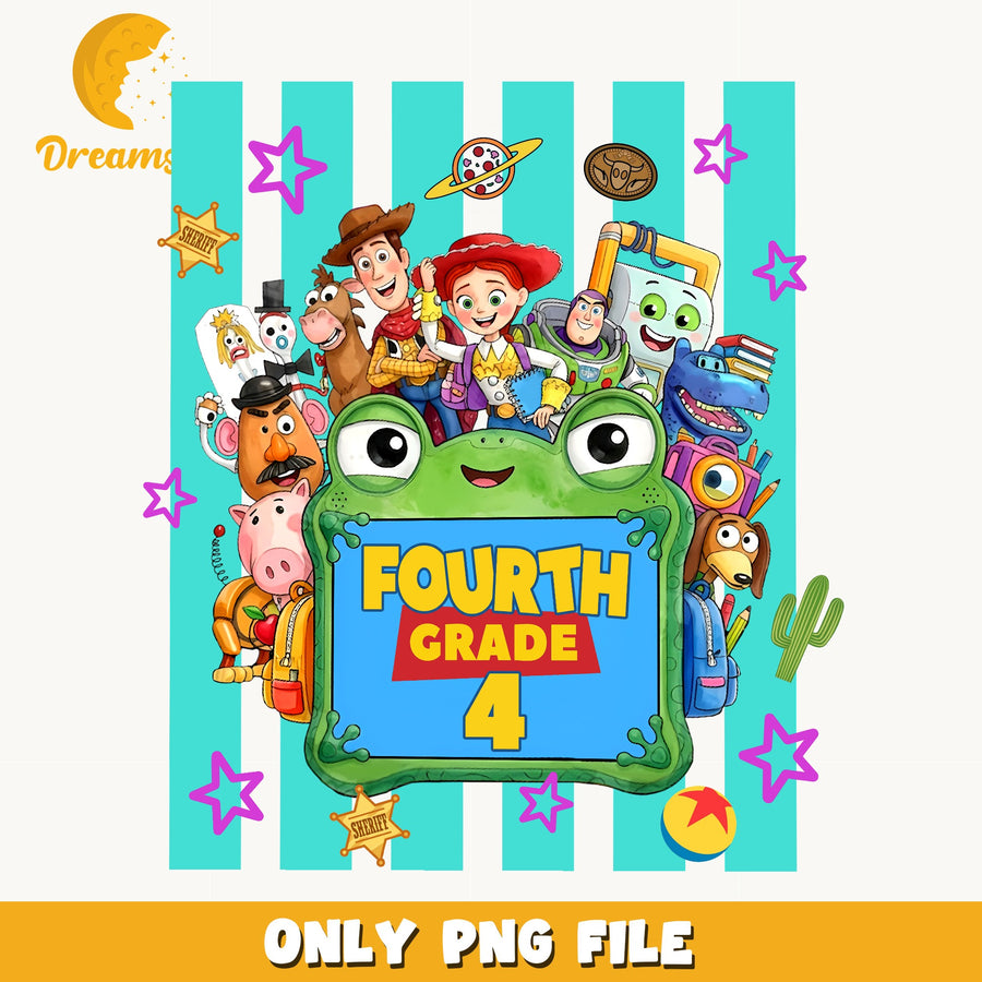 Toy Story Fourth Grade PNG, Disney School, Kids PNG