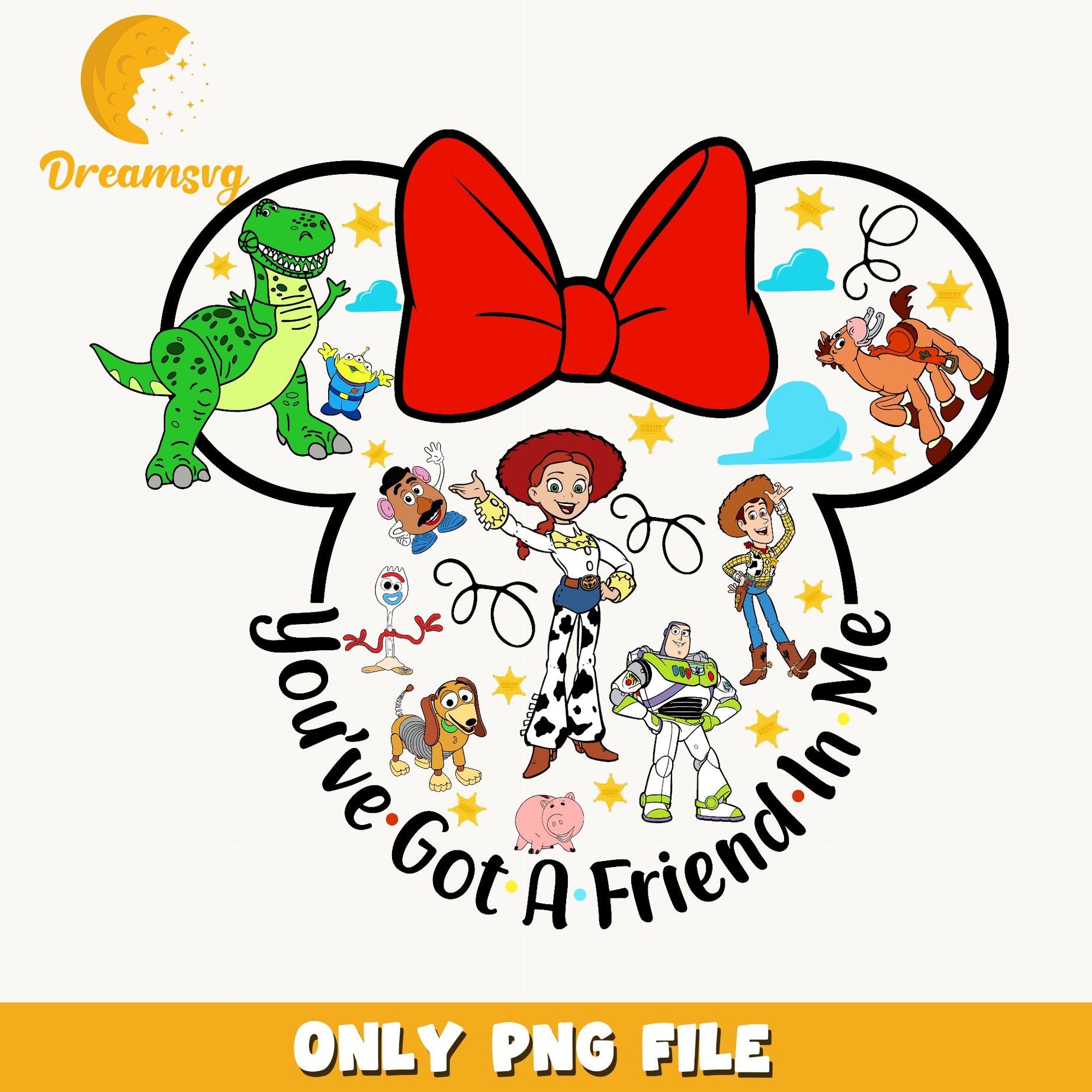 Toy Story Minnie Mouse PNG, You've Got A Friend, Disney PNG