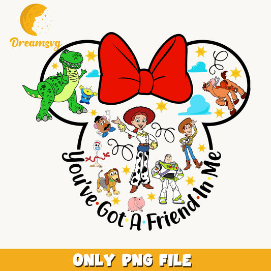 Toy Story Minnie Mouse PNG, You've Got A Friend, Disney PNG
