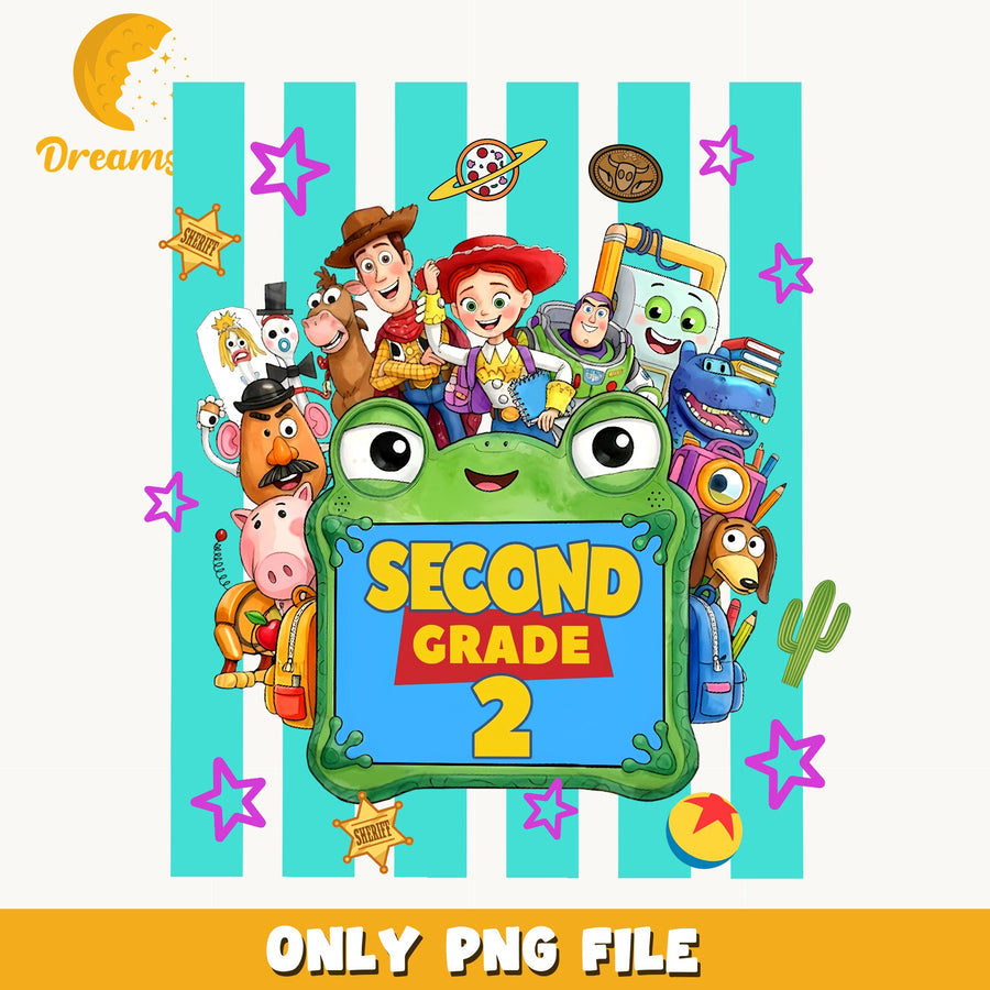 Toy Story Second Grade PNG, Disney School, Kids PNG