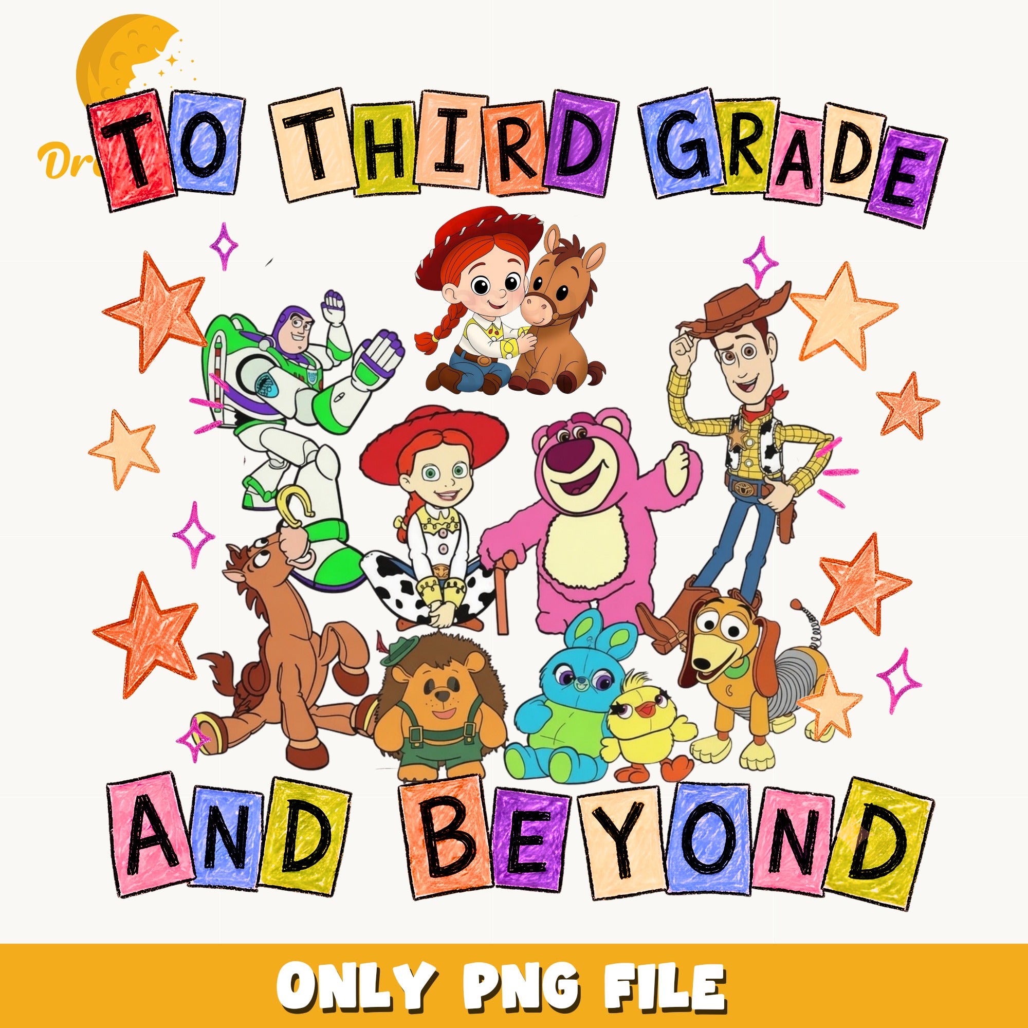 Toy Story To Third Grade And Beyond PNG, Back To School PNG, Disney PNG