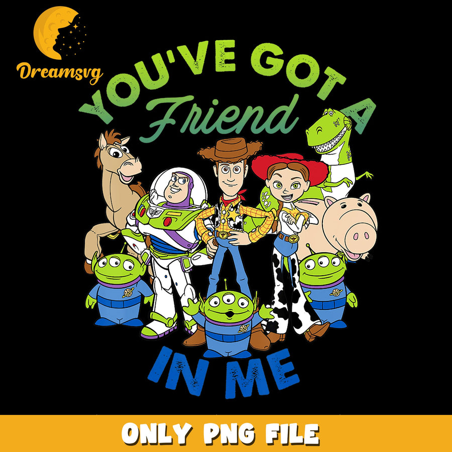Toy Story You've Got A Friend In Me PNG, Woody Buzz, Disney PNG