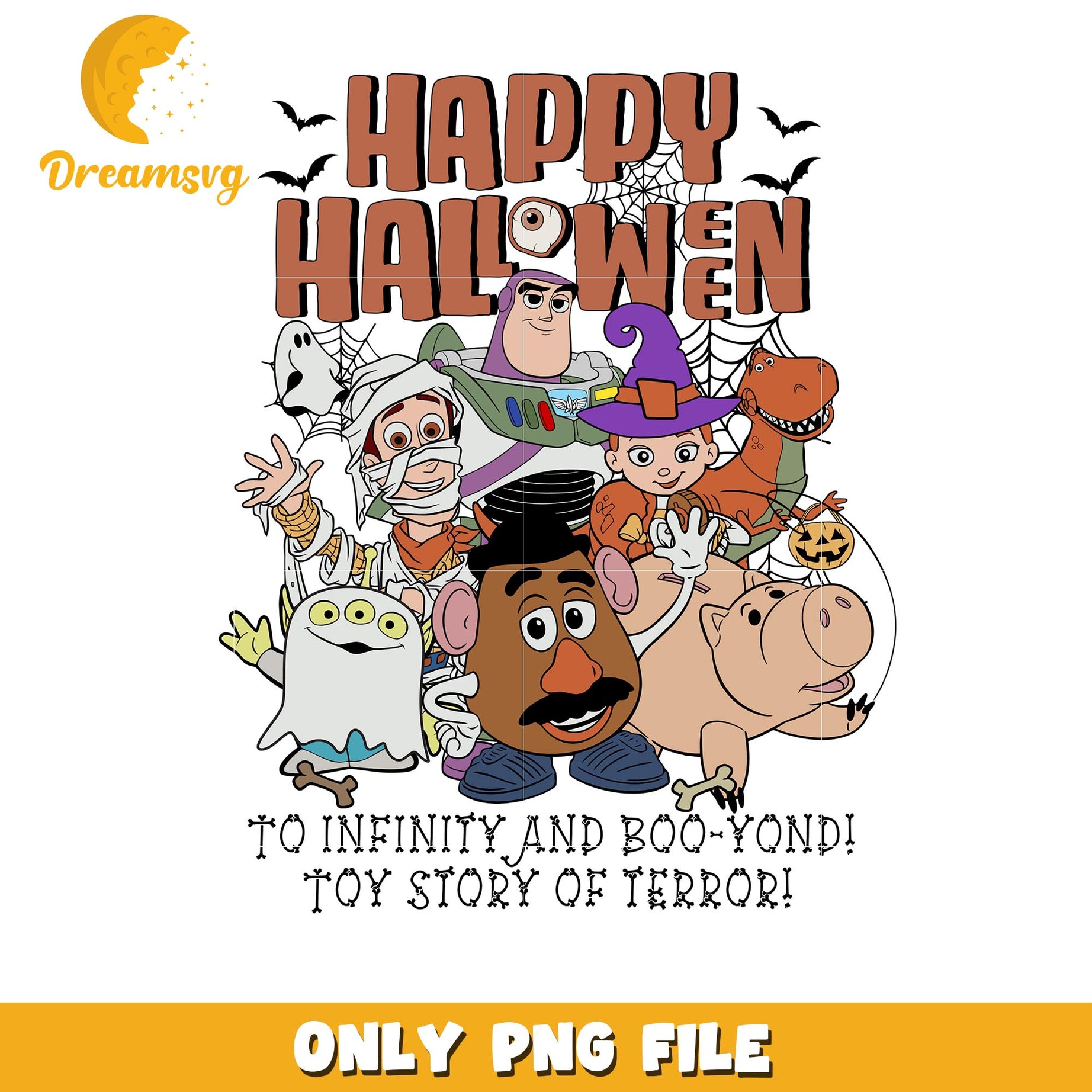 Toy story happy halloween png, Disney world halloween vibes png