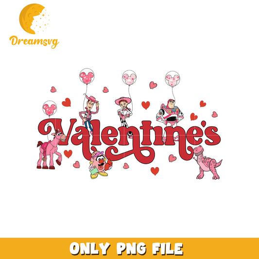 Toy story mickey balloon png, cartoon png, valentine png