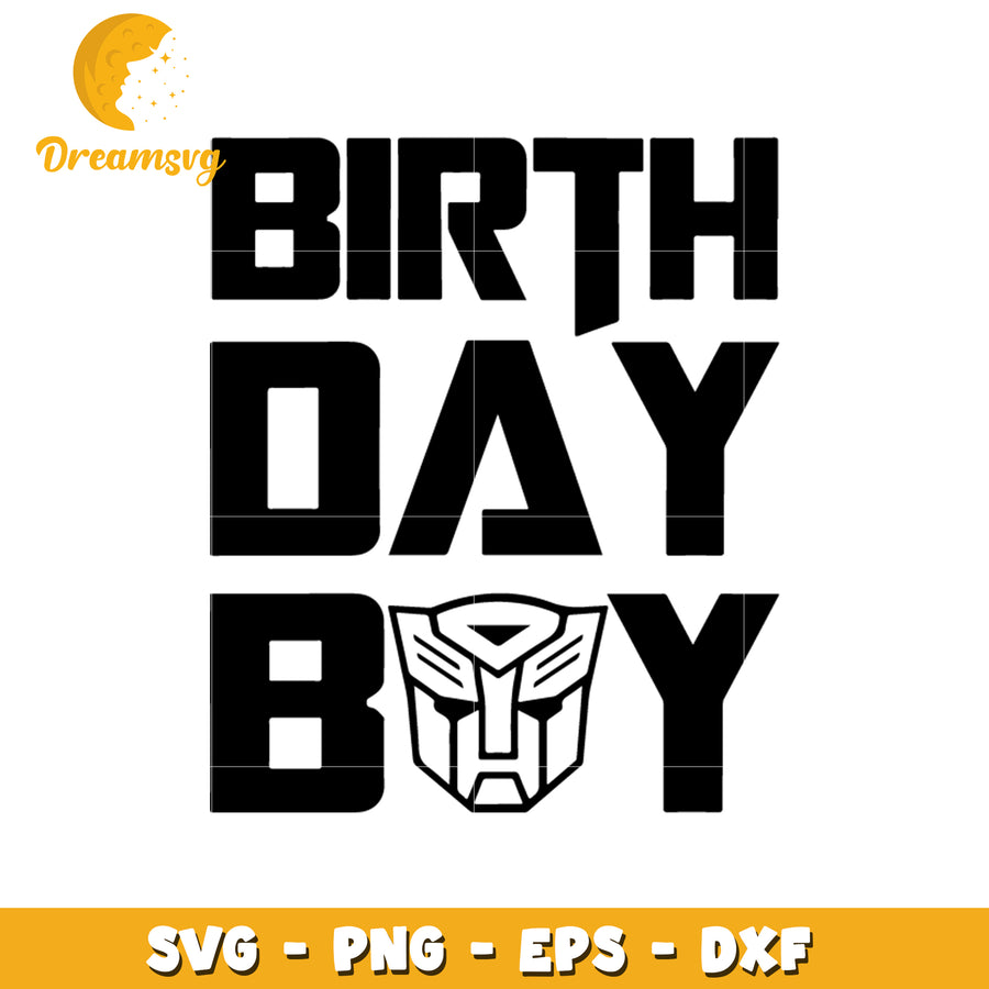 Transformer bithday boy svg, transformer svg, birthday svg