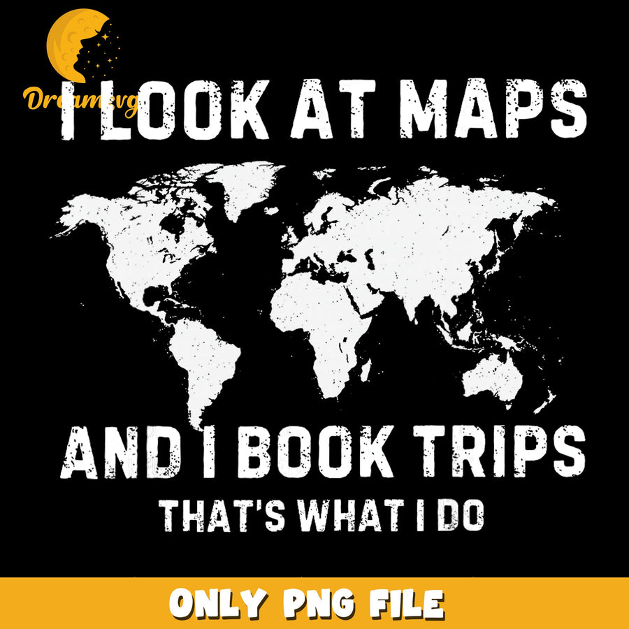 Travel Enthusiast PNG, Adventure Planner, Map Lover PNG