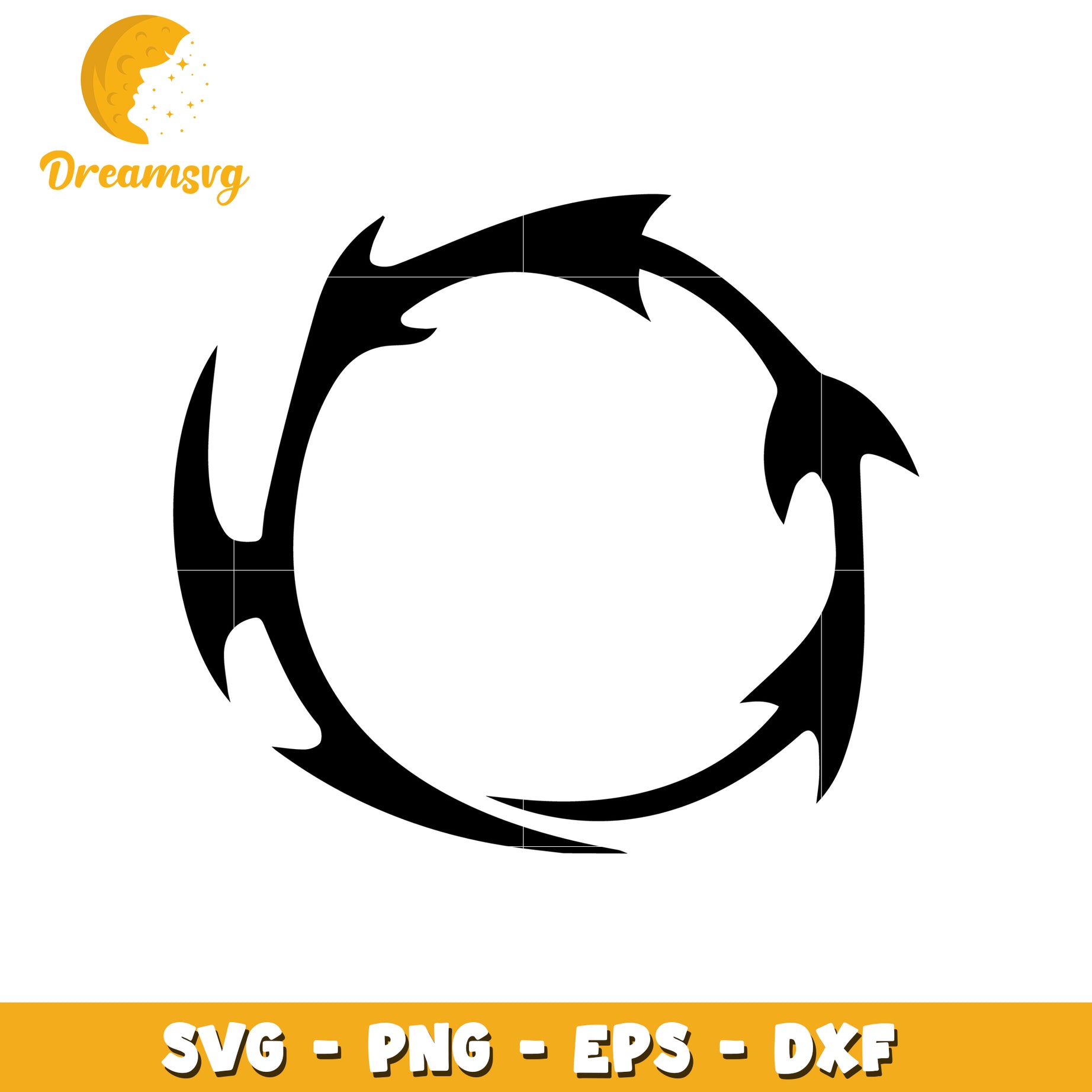 Tribal Circle SVG PNG EPS DXF