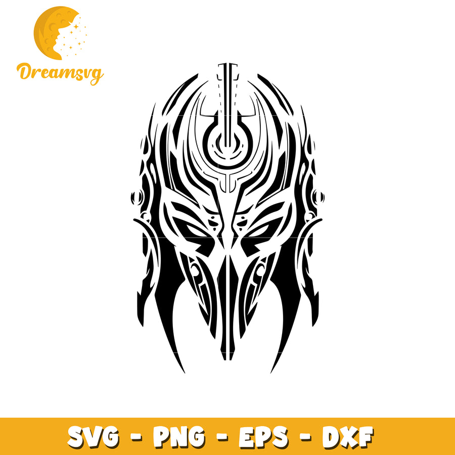 Tribal Mask SVG Cut File