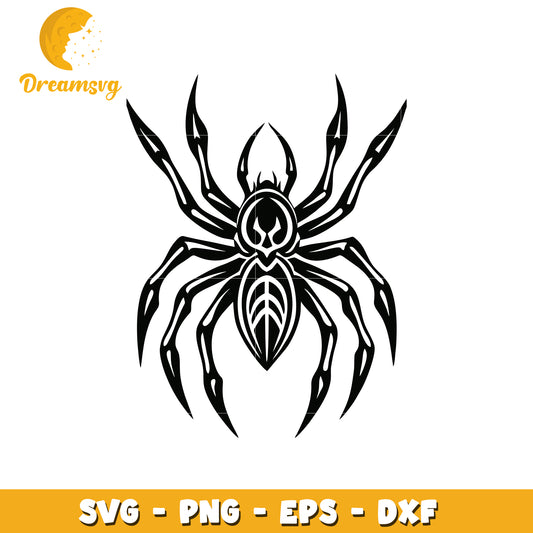 Tribal Spider SVG PNG EPS DXF