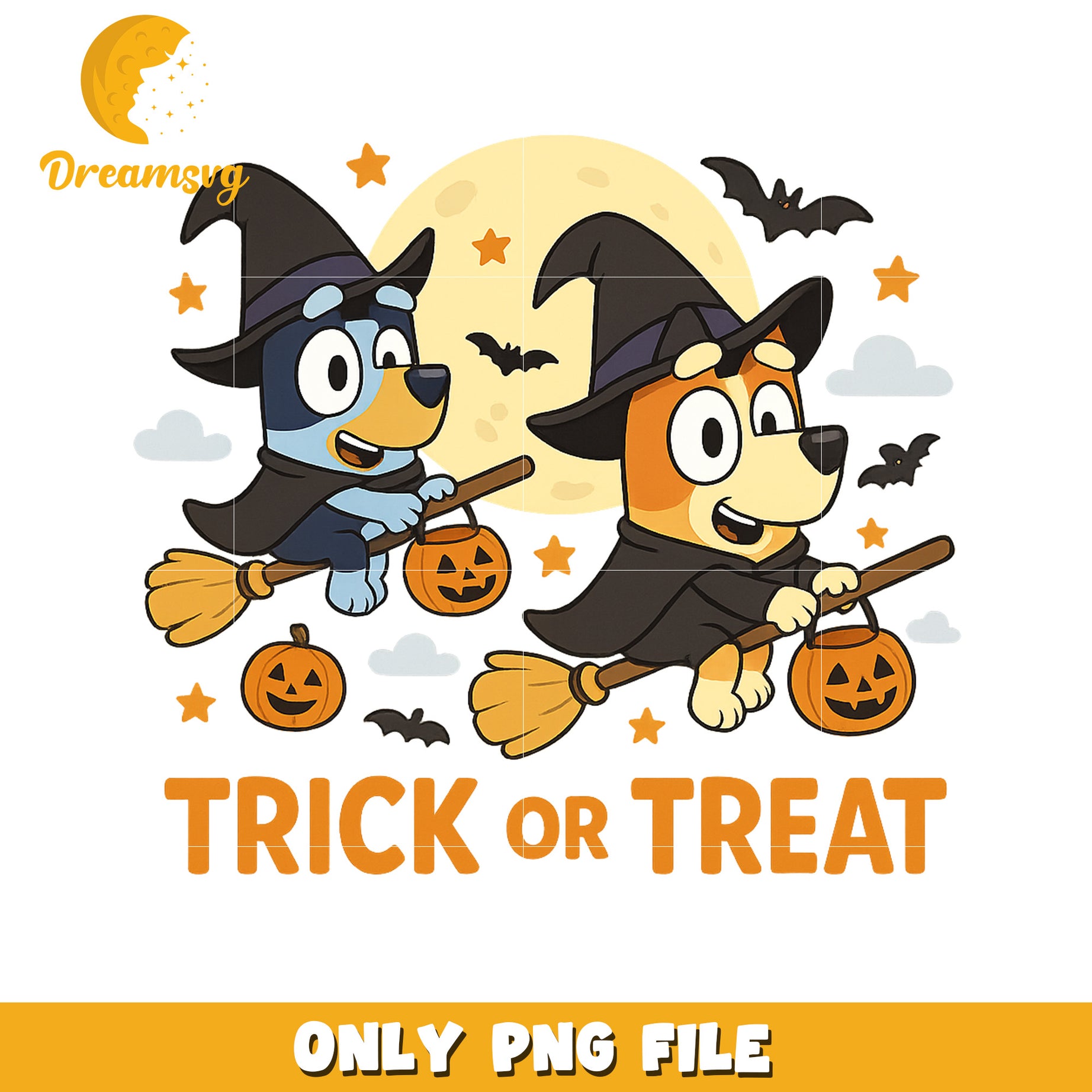 Trick or treat halloween png, bluey halloween png, halloween toys png