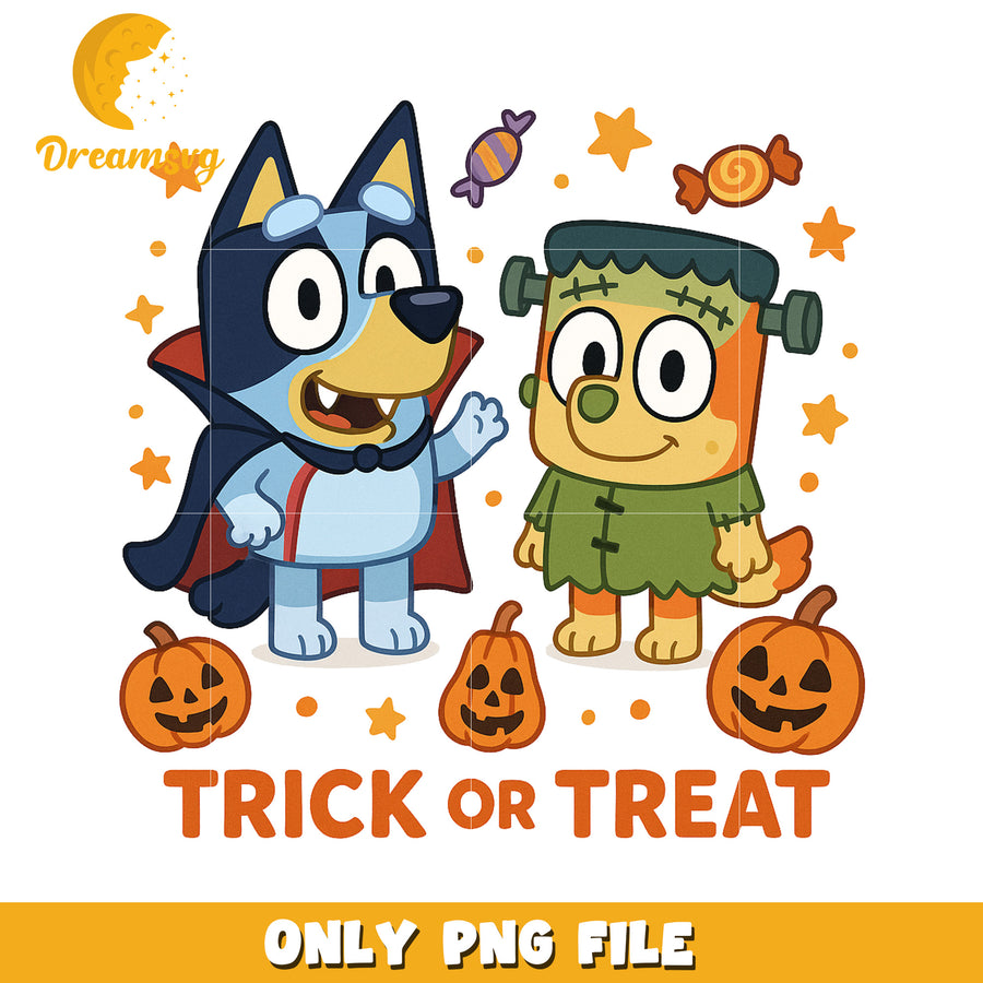 Trick or treat monster png, spirit halloween png, trick or treat png