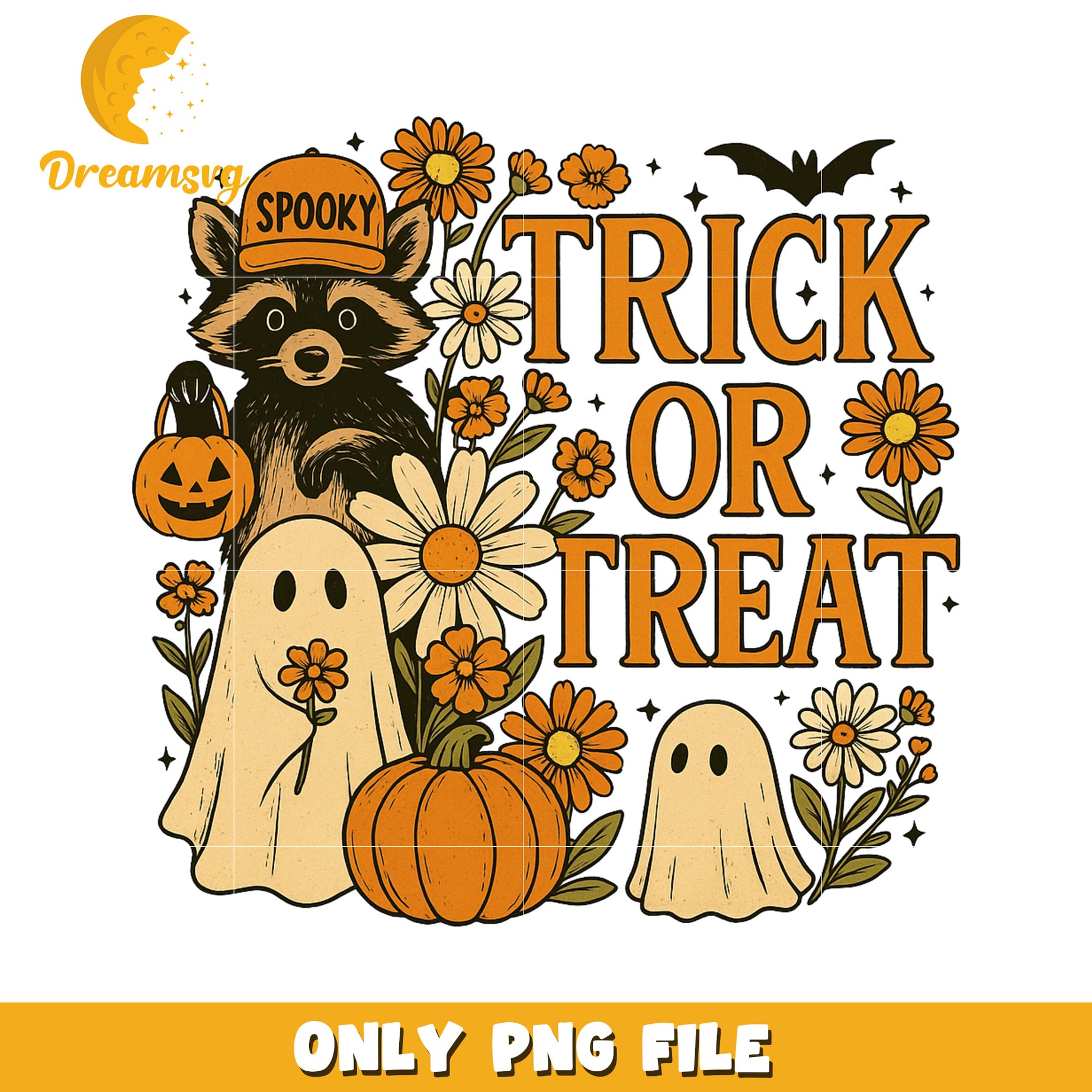 Trick or treat png, halloween png, halloween vacation png